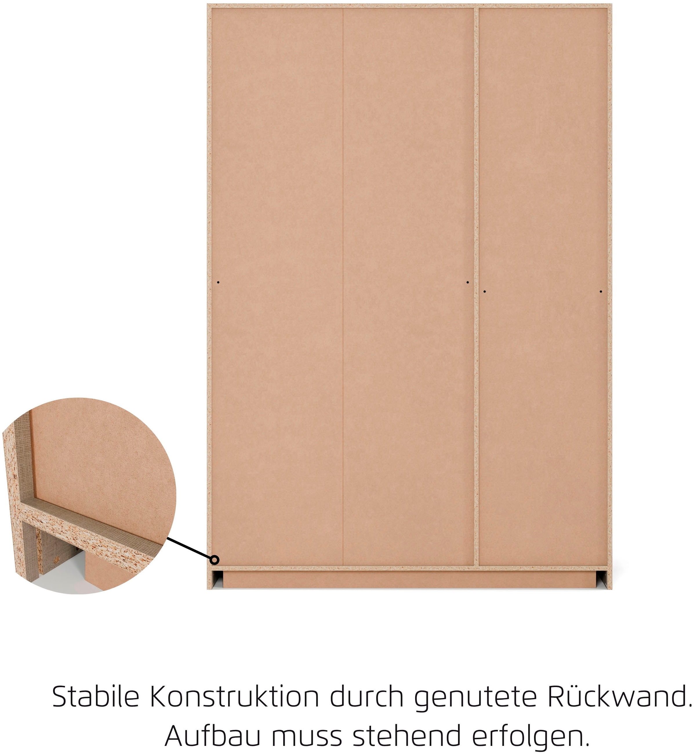 rauch Schwebetürenschrank »Kleiderschrank Schrank Garderobe TOPSELLER ASTANA« 3 Ausstattungen BASIC/CLASSIC/PREMIUM (inkl. SOFT-CLOSE-FUNKTION),  mit 3 Spiegelelementen, Metallgriffleisten alufarbig MADE IN GERMANY