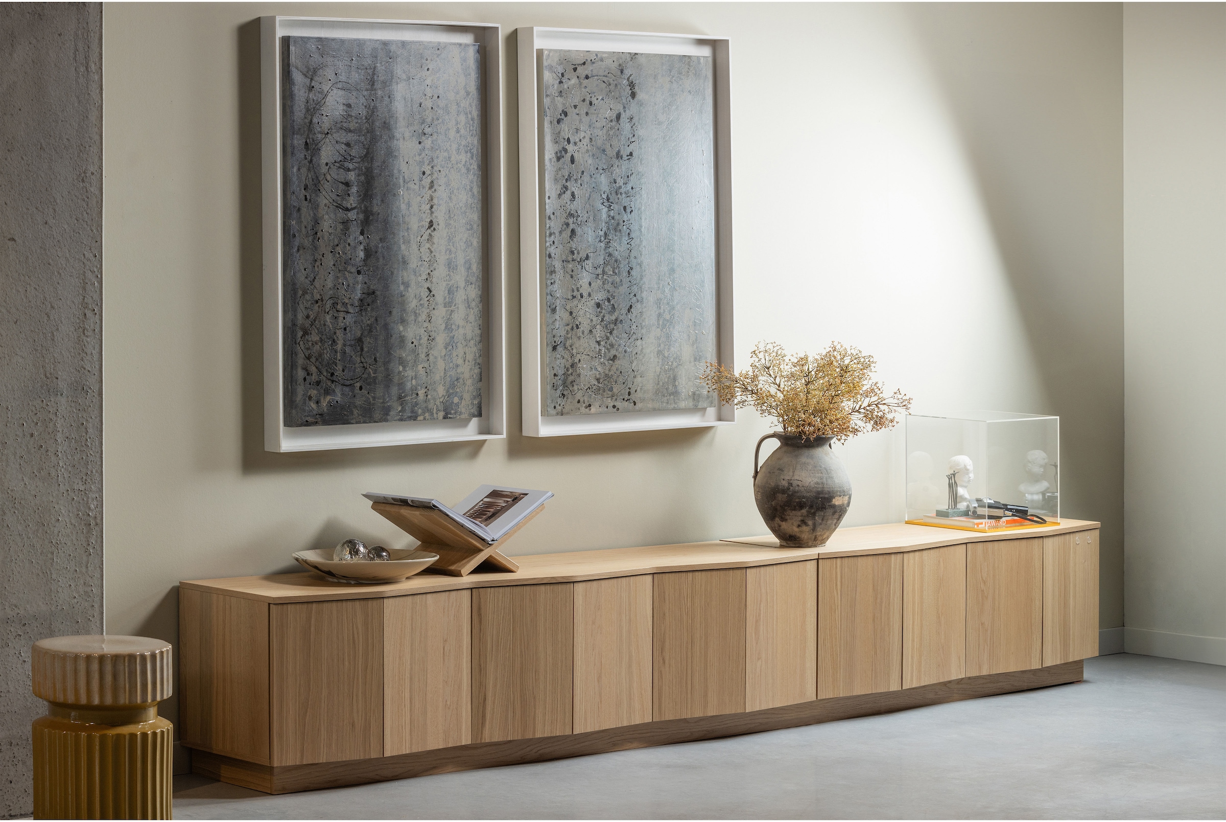 WOOOD Lowboard »WOOOD ZUMA TV-MÖBEL« Zuma TV-Kommode Eiche bietet Stil, Stauraum und einzigartiges Design