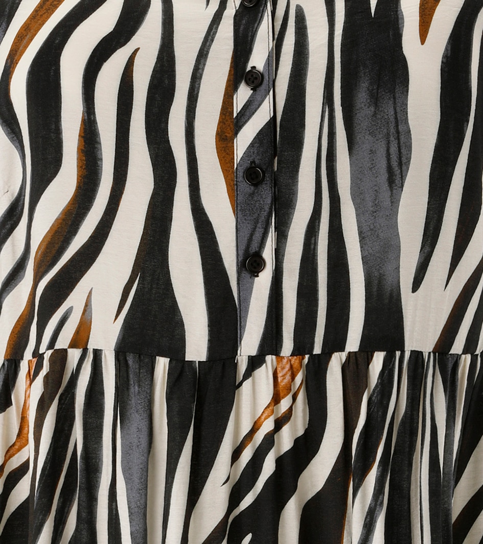 Aniston PLUS Tunikakleid im extravaganten Zebra-Print - NEUE KOLLEKTION
