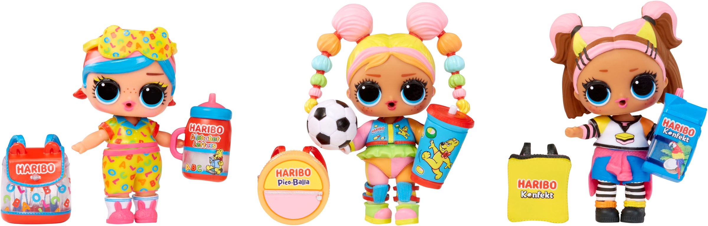 L.O.L. SURPRISE! Anziehpuppe »L.O.L. Surprise Loves Mini Sweets X HARIBO Dolls«, sortierte Lieferung
