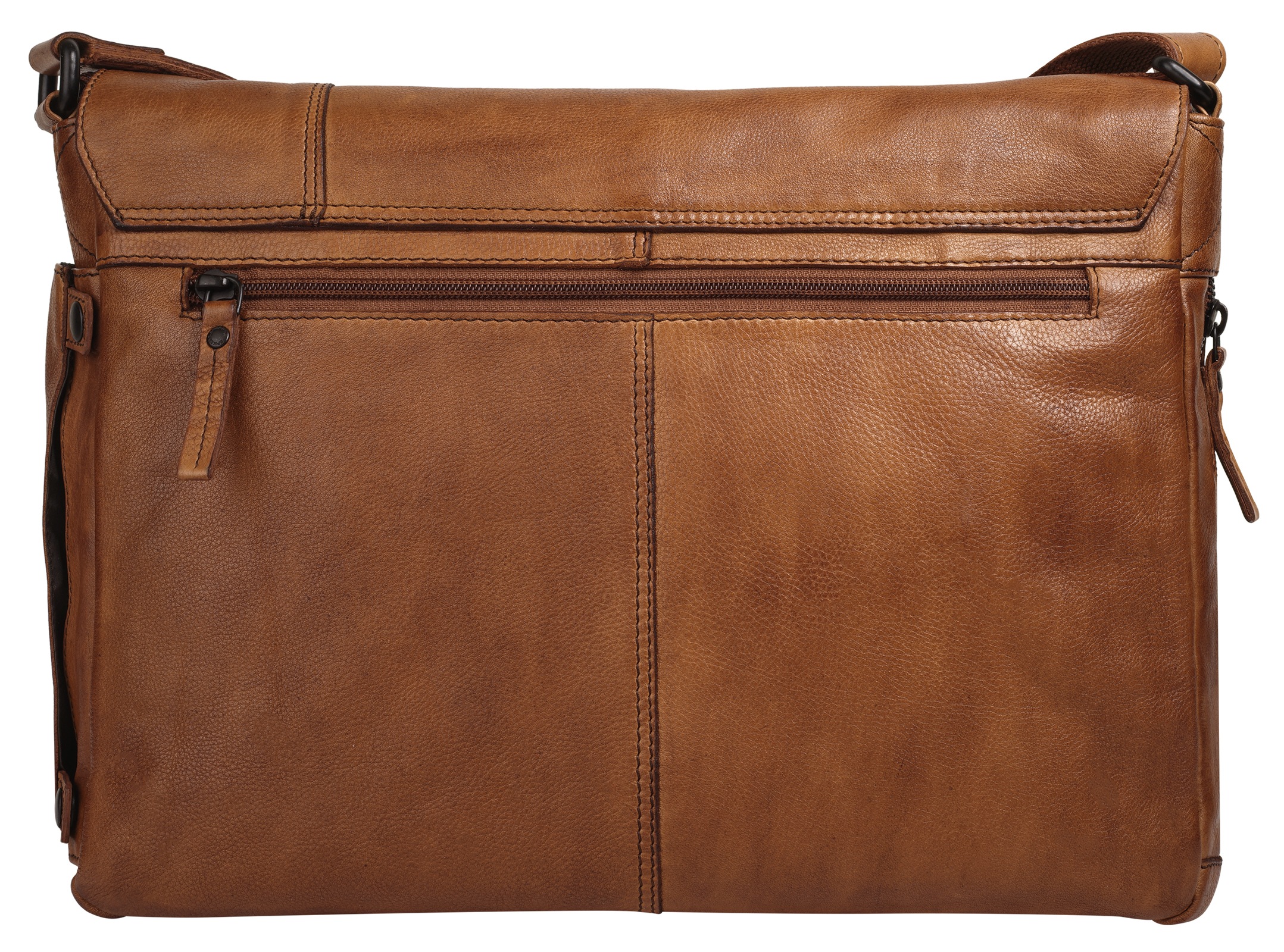 Spikes & Sparrow Messenger Bag, echt Leder