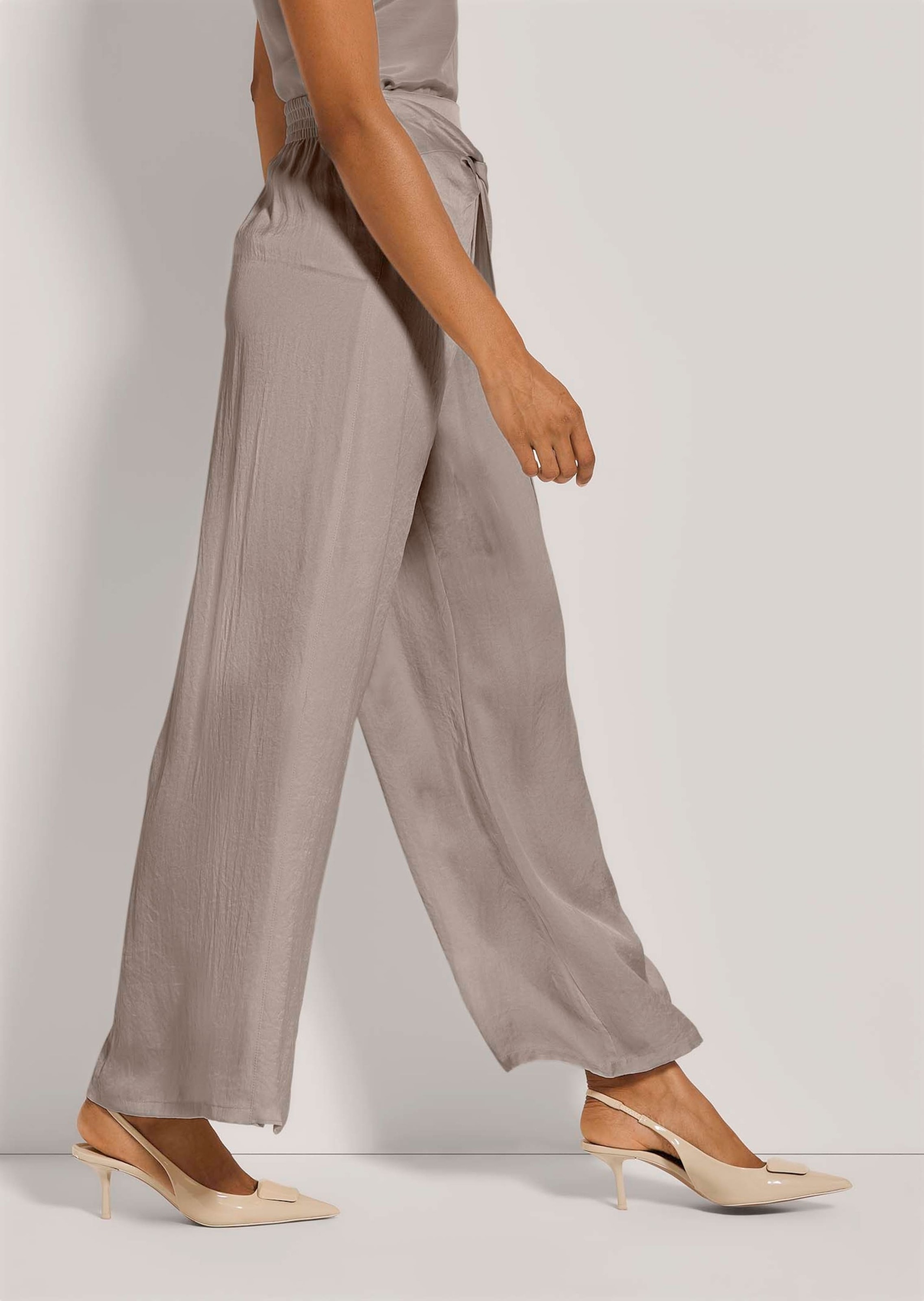 MADELEINE Stoffhose »Palazzo-Hose Sommerliche Stoffhose mit Überwurf«