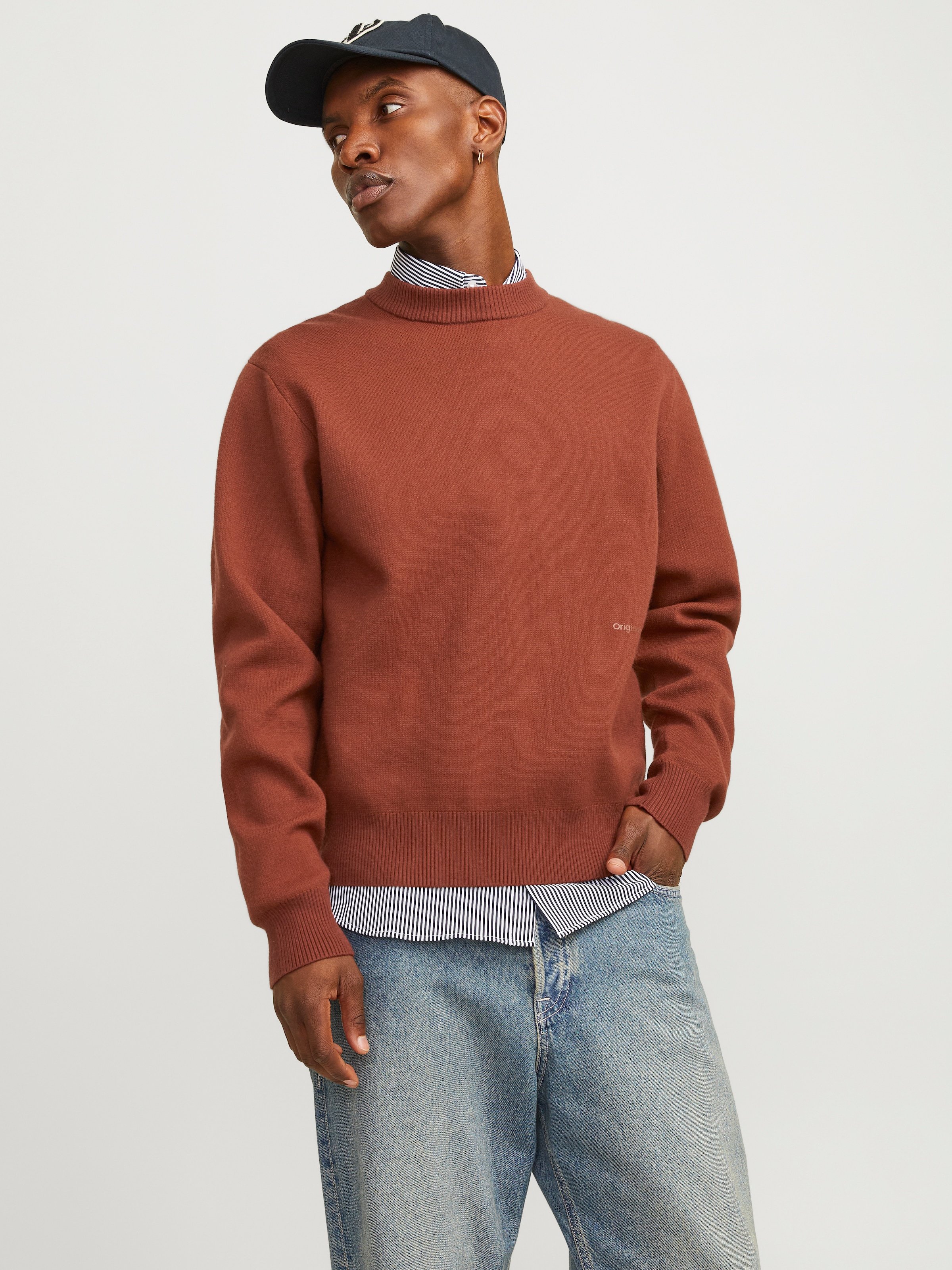 Jack & Jones Rundhalspullover »JORVESTERBRO KNIT CREW NECK SN«