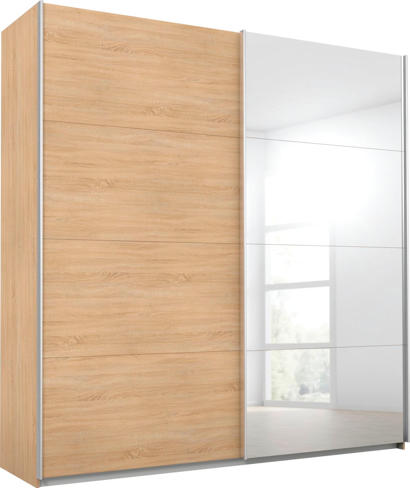 rauch Schwebetürenschrank »Quadra« mit Spiegelelementen