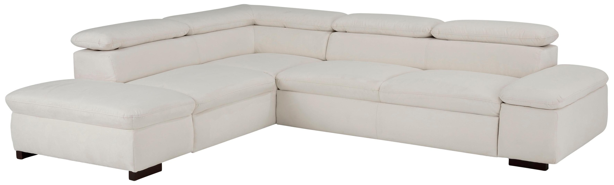 Home affaire Ecksofa »Alberto L-Form« mit Kopfteilverstellung, wahlweise mit Bettfunktion