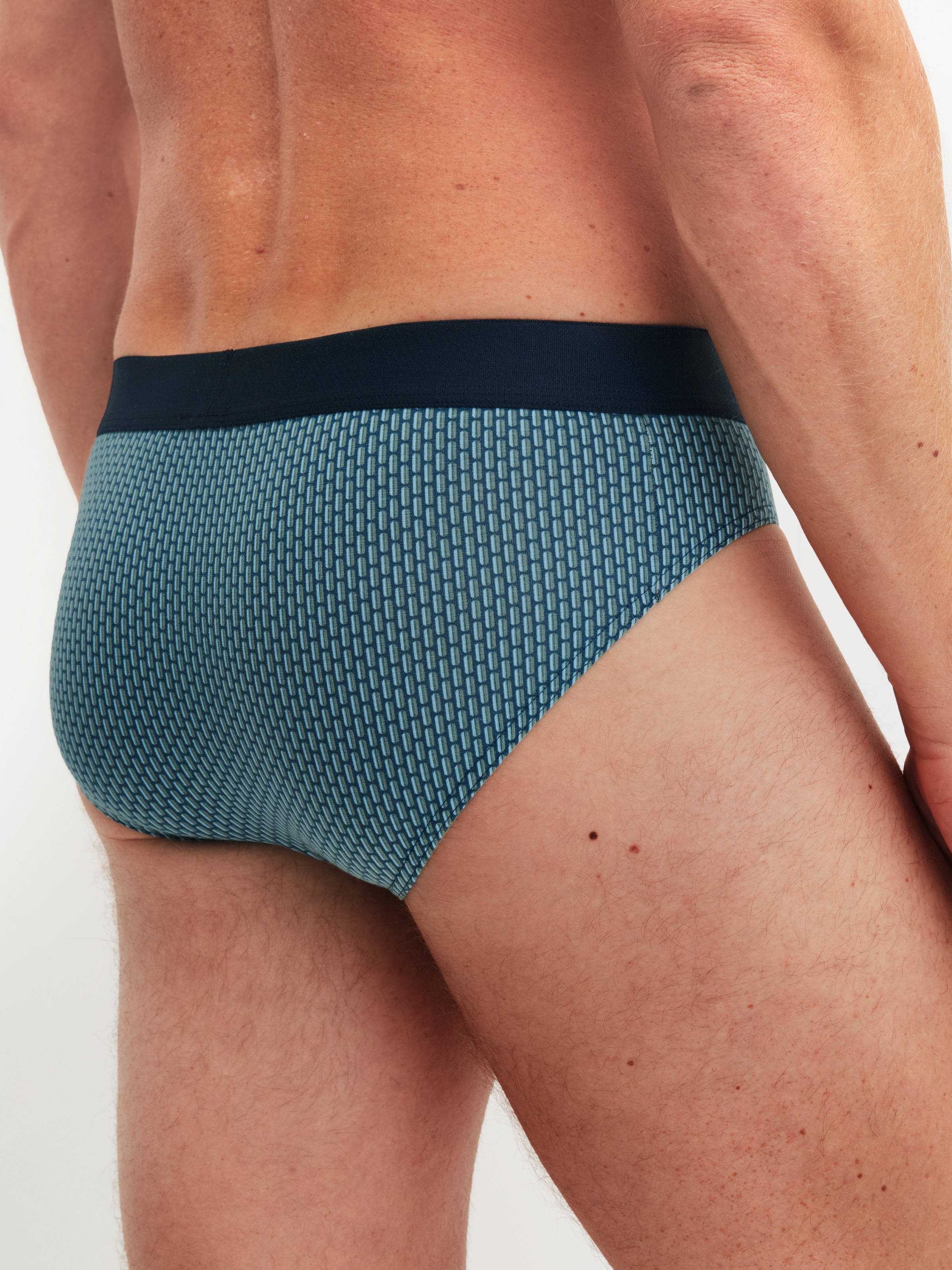 CALIDA Minislip »Cotton Code Design« breiter Bund, mit Druck, eng, kurz, mit Logo, Baumwollmix