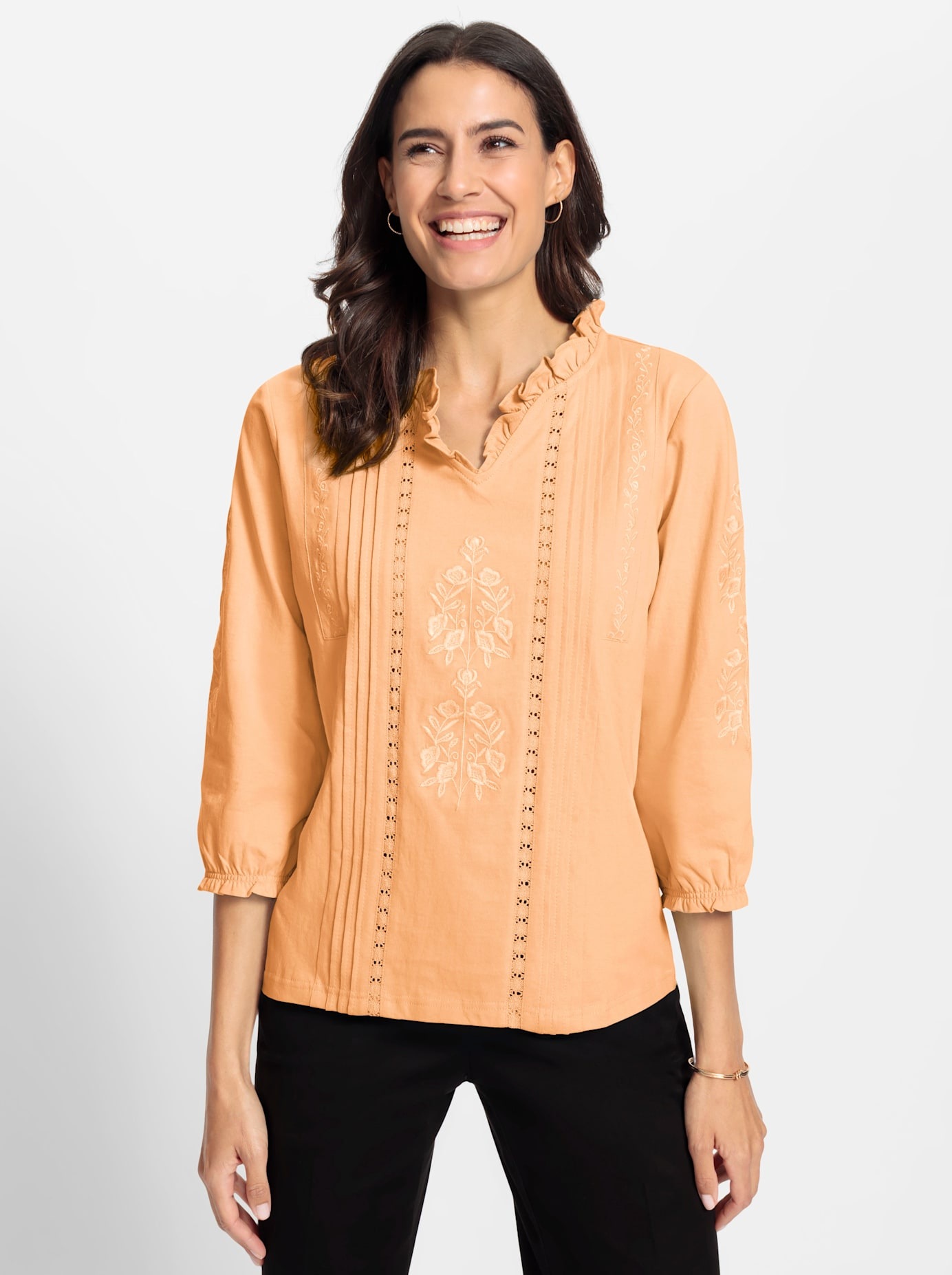 Inspirationen 3/4-Arm-Shirt »3/4-Arm-Shirt«, (1 tlg.)