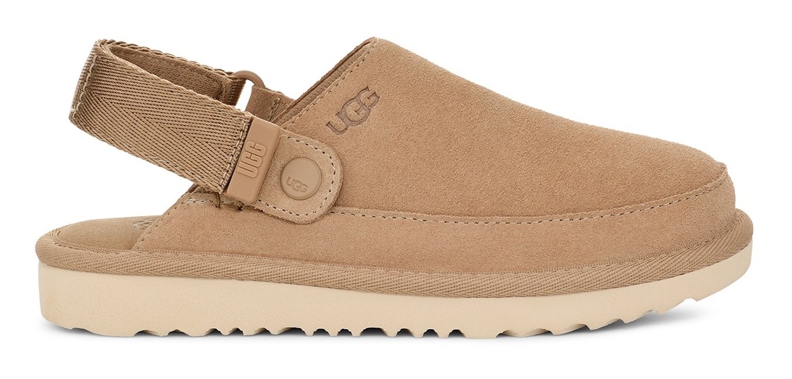 UGG Clog »KID´S GOLDENSTAR CLOG«, Hausschuh, Mule, Plateauschuh mit schwenkbarem Fersenriemchen