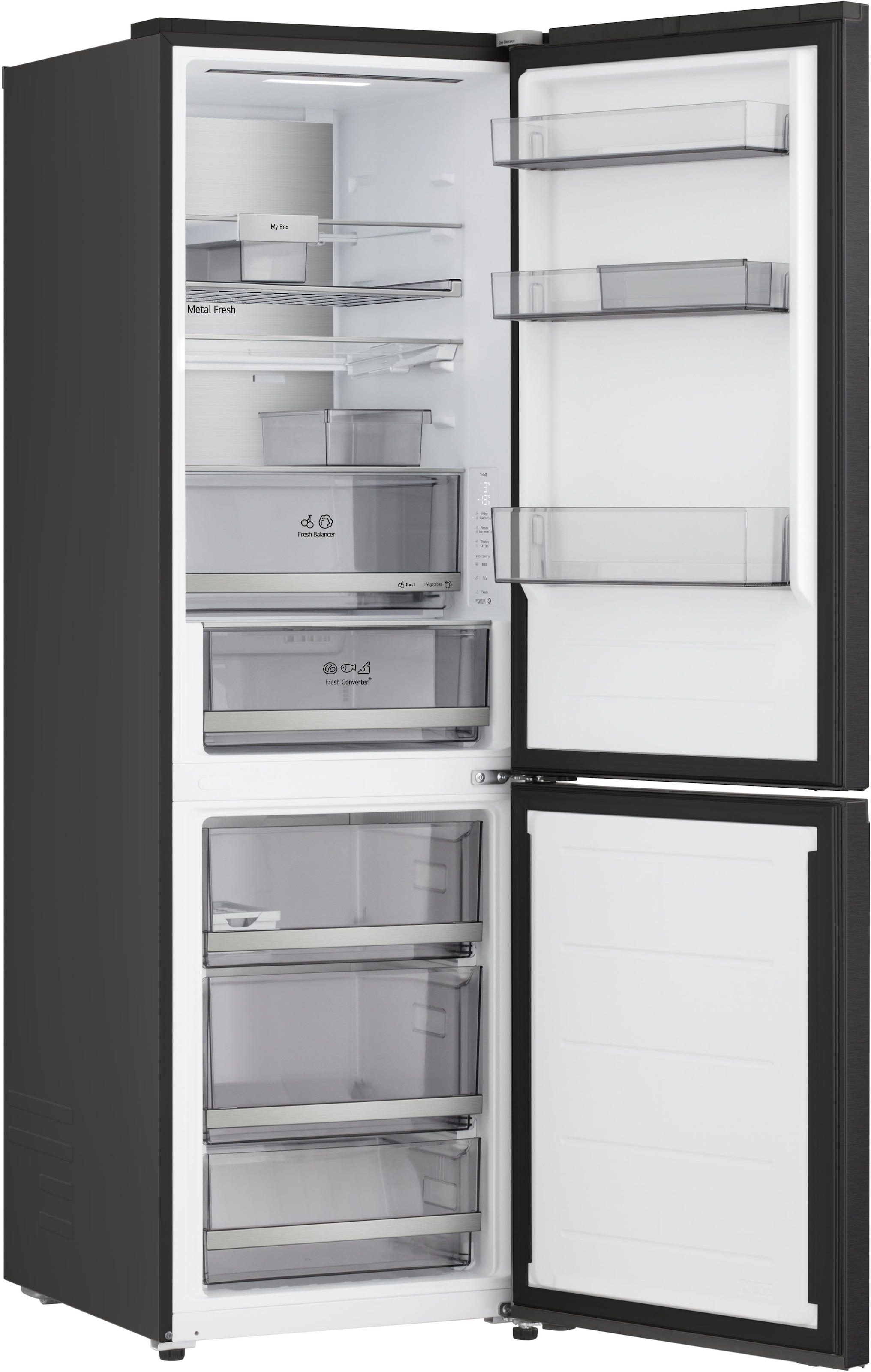 LG Kühl-/Gefrierkombination Serie 7 »GBBS716AEV« 186 cm hoch 59,7 cm breit Vollintegrierbarer Kühlschrank dank frontaler Luftzufuhr und Abluft