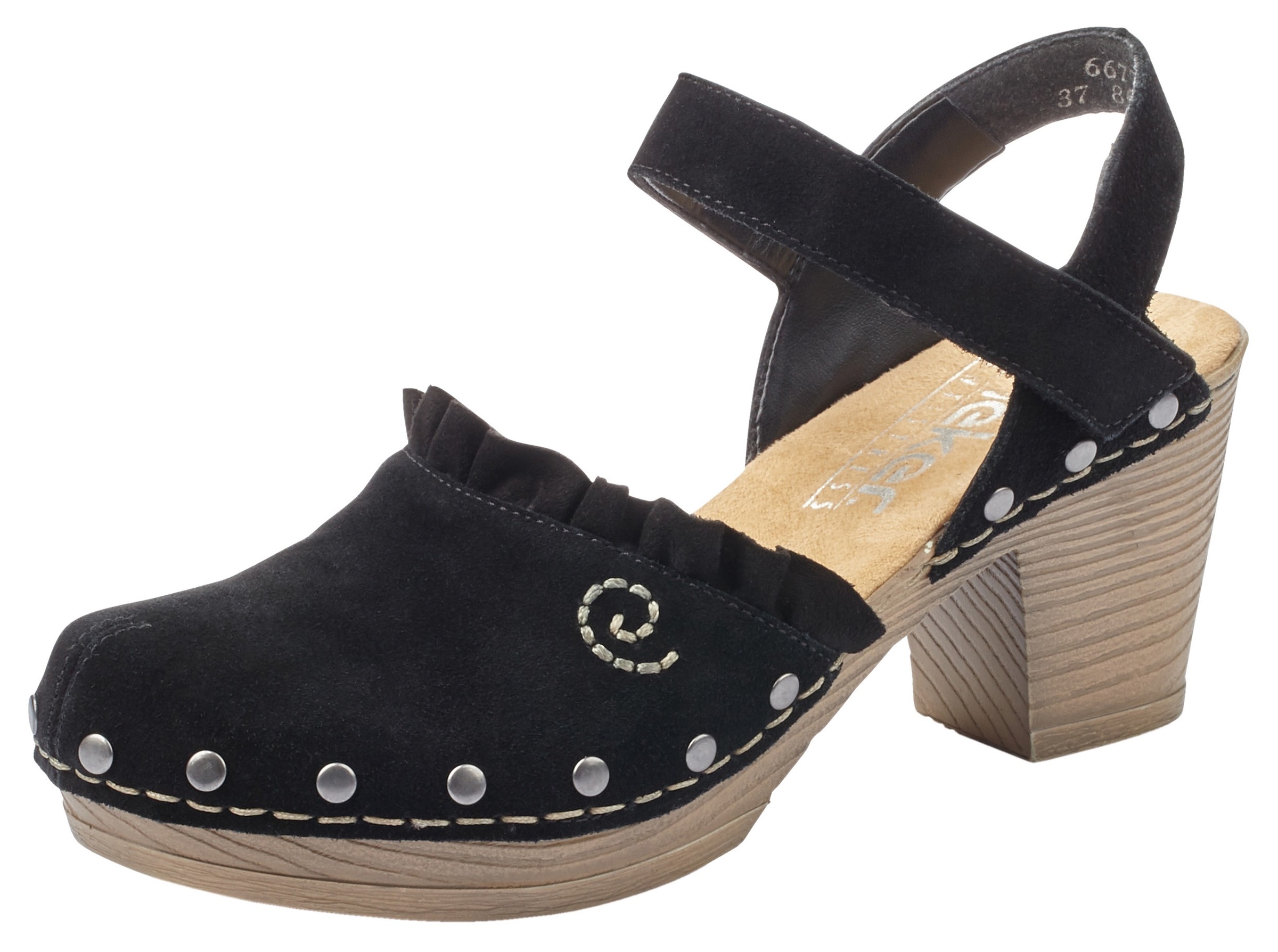 Rieker Sandalette, mit Nieten verziert