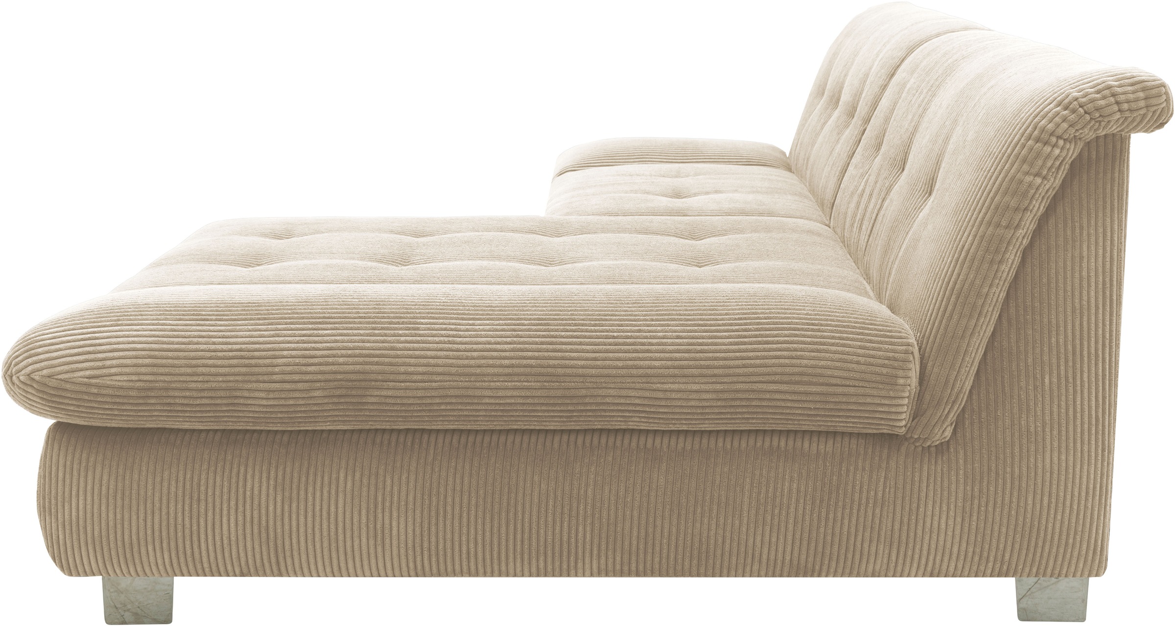 DOMO collection Ecksofa »100031 kompakte Stellmaße, komfortabel und bequem, L-Form«, wahlweise mit Bettfunktion und Armteilverstellung. Breite 234cm