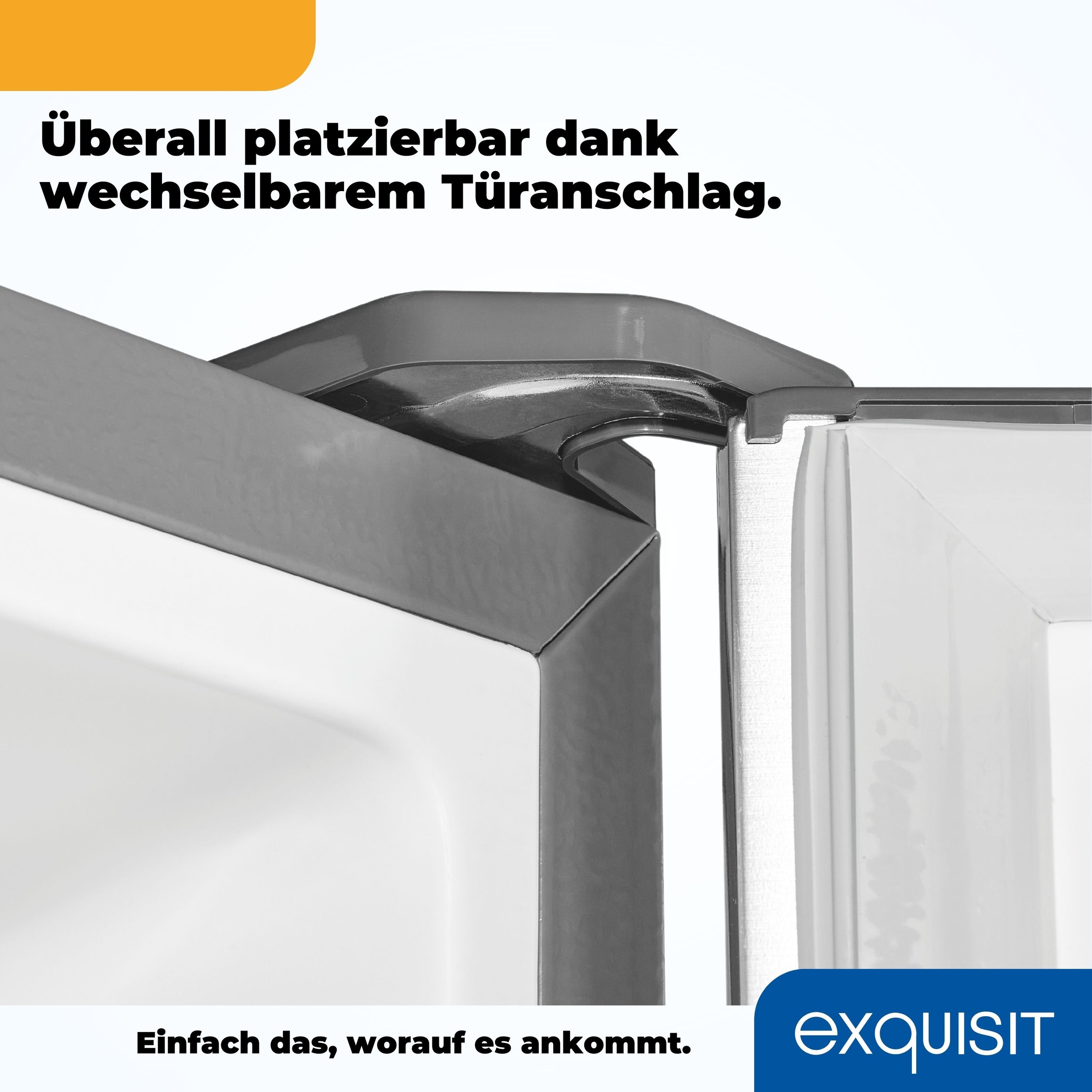 exquisit Kühl-/Gefrierkombination »KGC265-70-H-WS-010E inoxlook«, Wasserspender