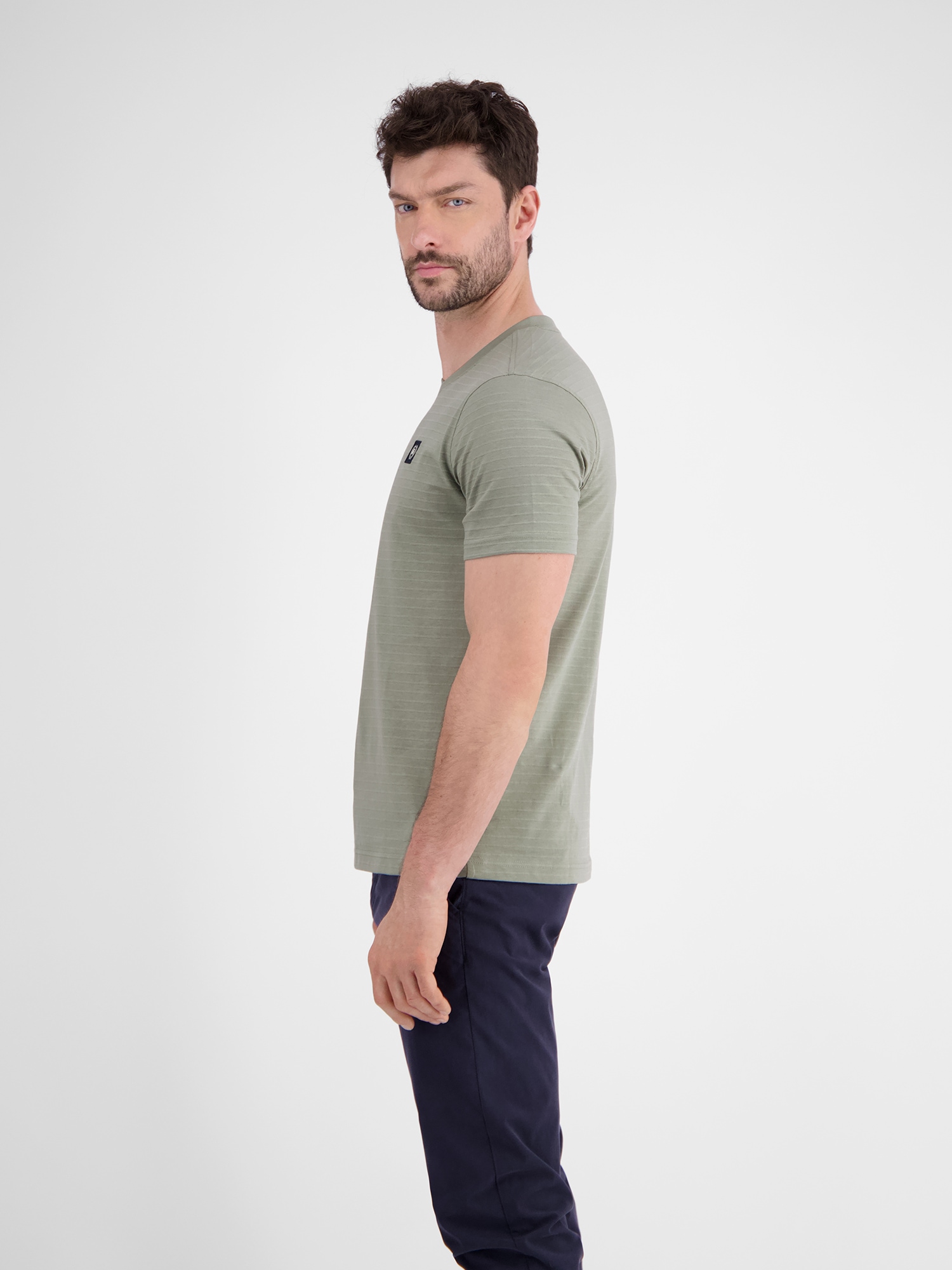 LERROS T-Shirt »LERROS Herren T-Shirt mit V-Ausschnitt«