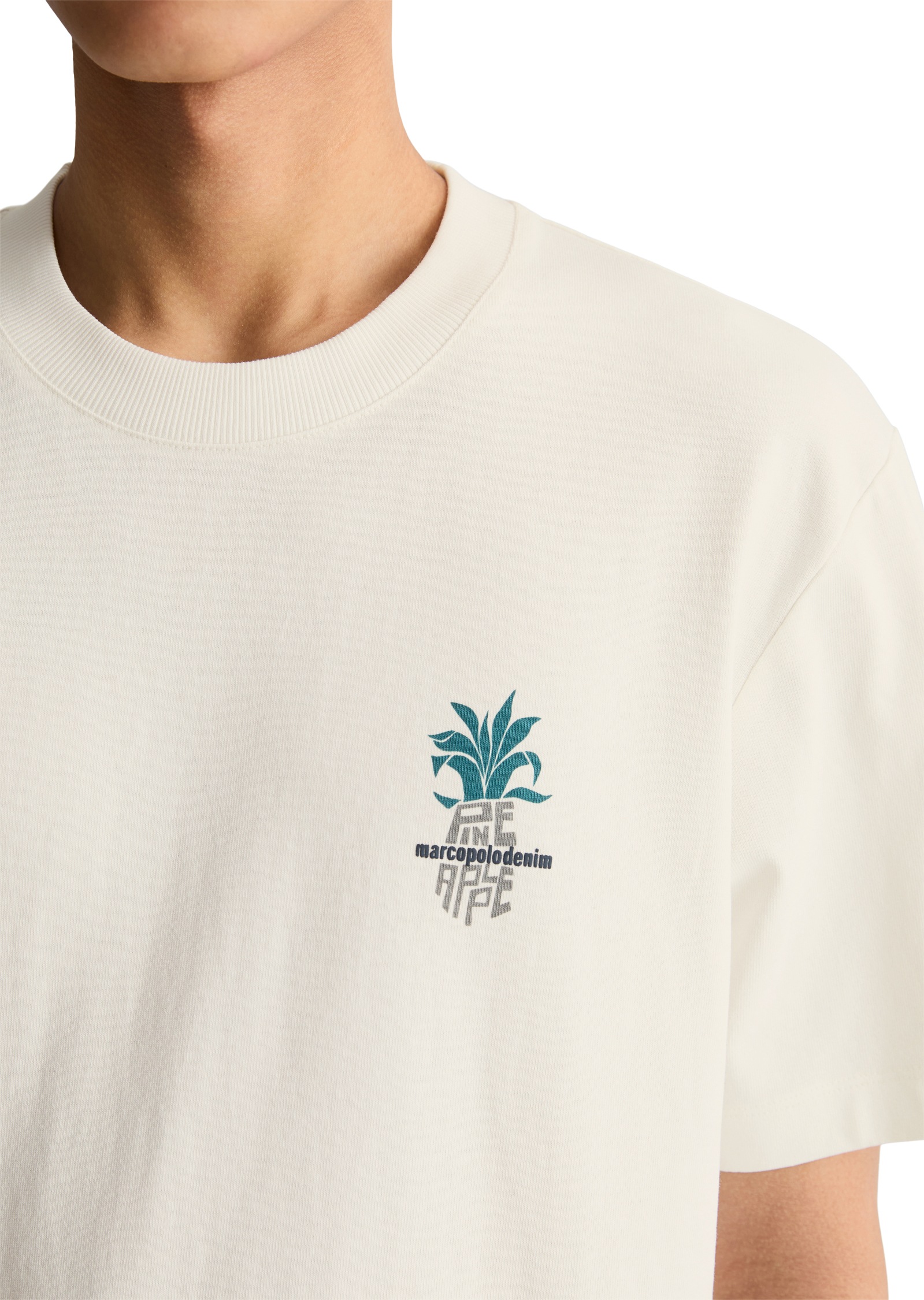 Marc O'Polo DENIM T-Shirt relaxed fit aus reiner Bio-Baumwolle