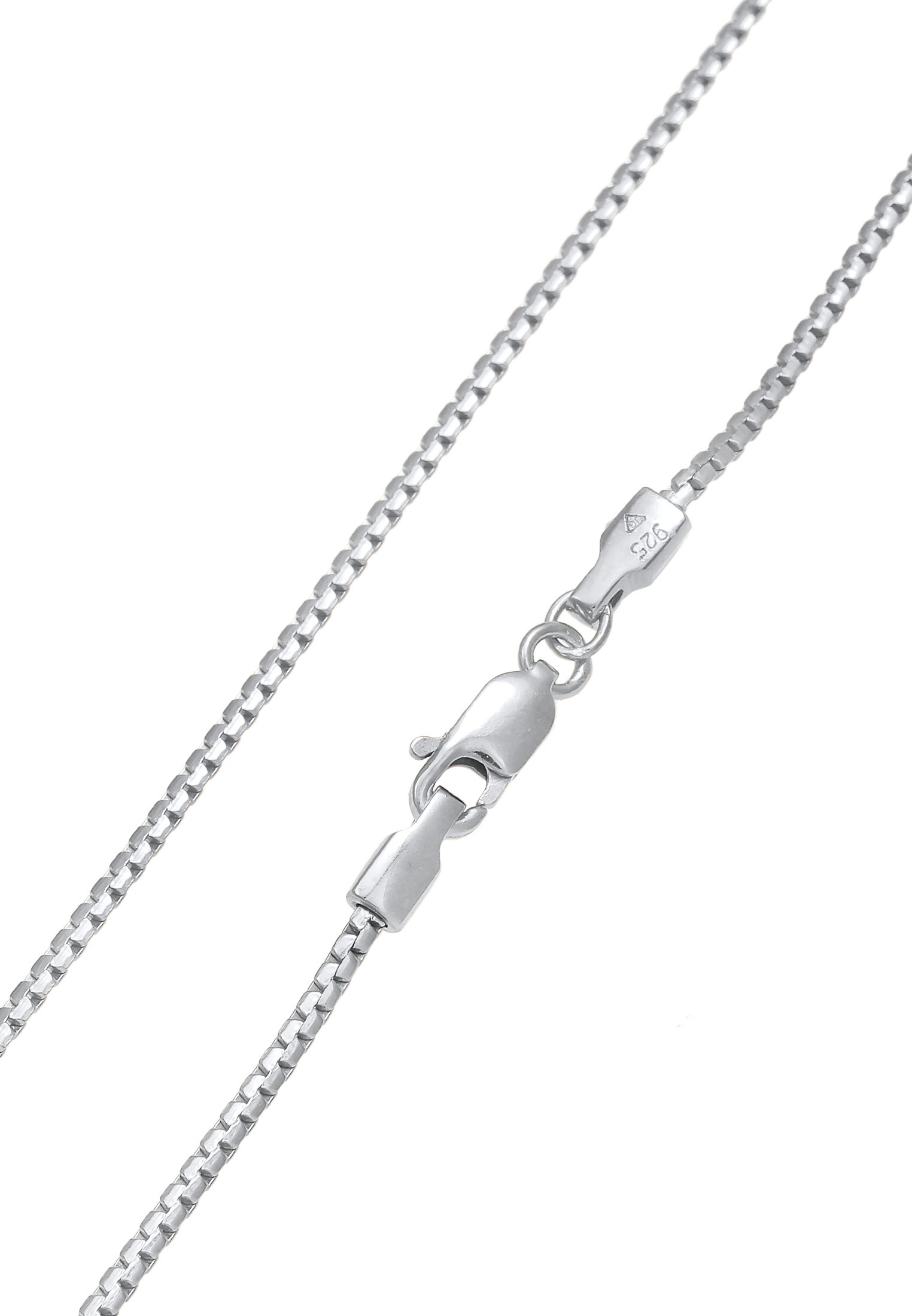 Elli Kette ohne Anhänger »Halskette Venezianer Basic Kette (1 mm) Karabiner 925 Silber«