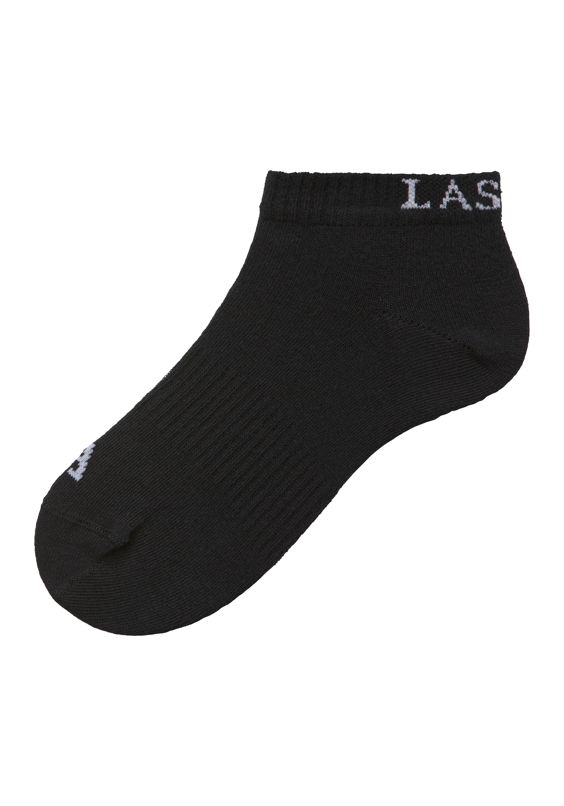 LASCANA ACTIVE Sneakersocken, (Packung, 6 Paar), mit eingestricktem Marken Logo