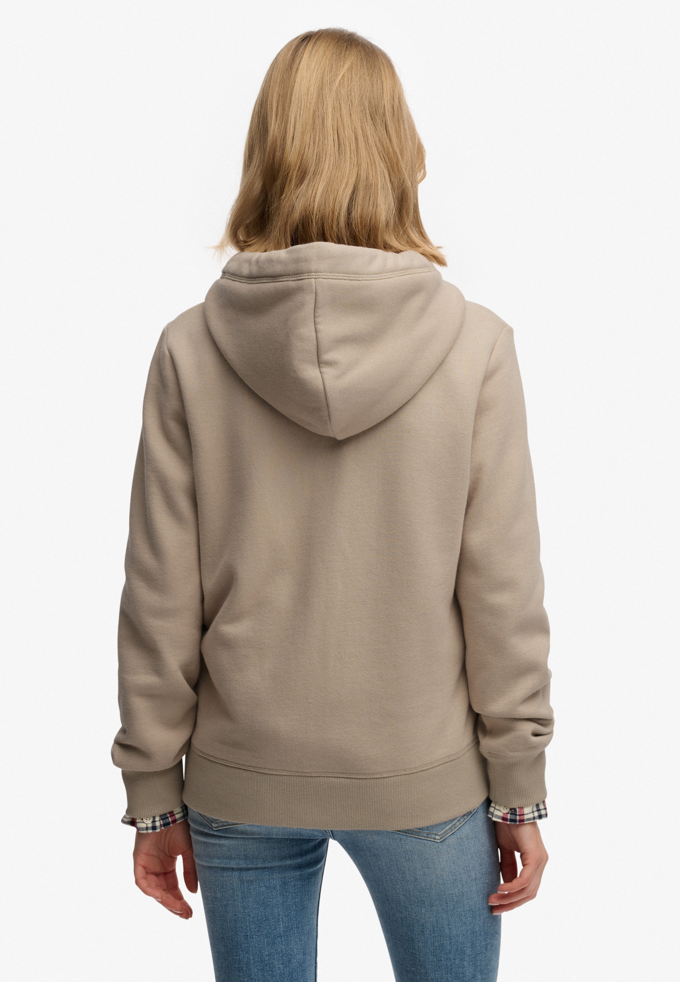 Superdry Kapuzensweatjacke »Essential Logo Ziphood Hb« Mit Logostickerei