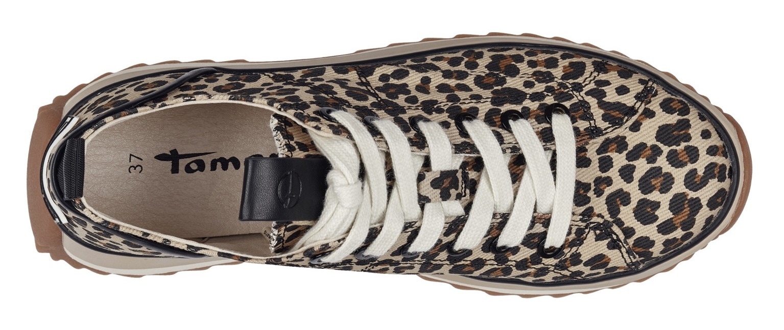 Tamaris Plateausneaker »Milena«, Freizeitschuh, Halbschuh, Schnürschuh mit Touch-It Ausstattung