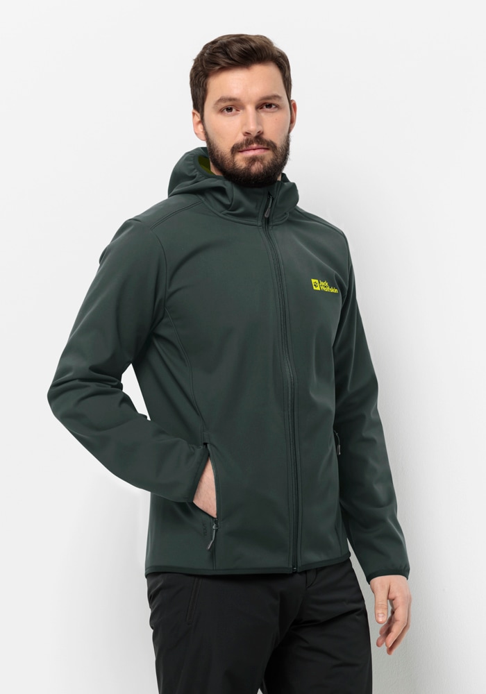 Jack Wolfskin Softshelljacke »BORNBERG HOODY M«, mit Kapuze