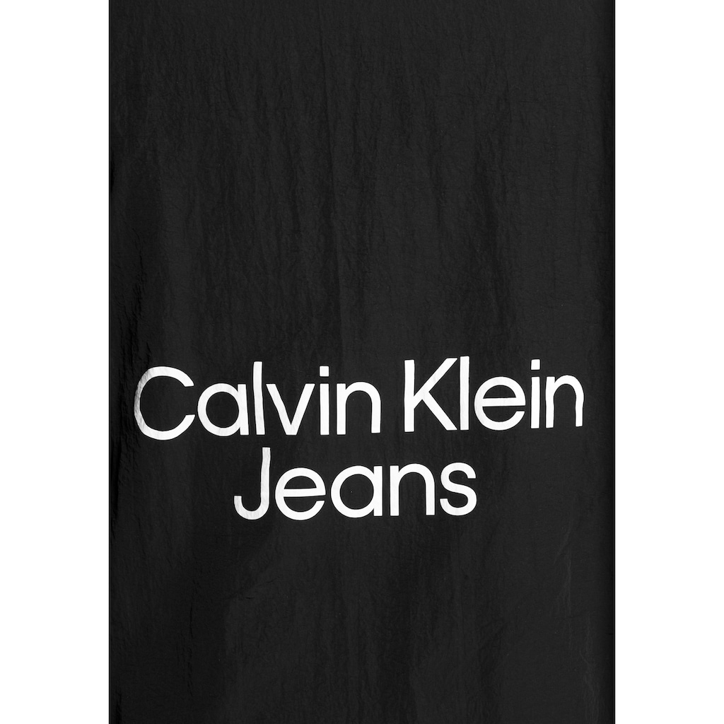 Calvin Klein Jeans Plus Windbreaker »PLUS STACKED LOGO WINDBREAKER«