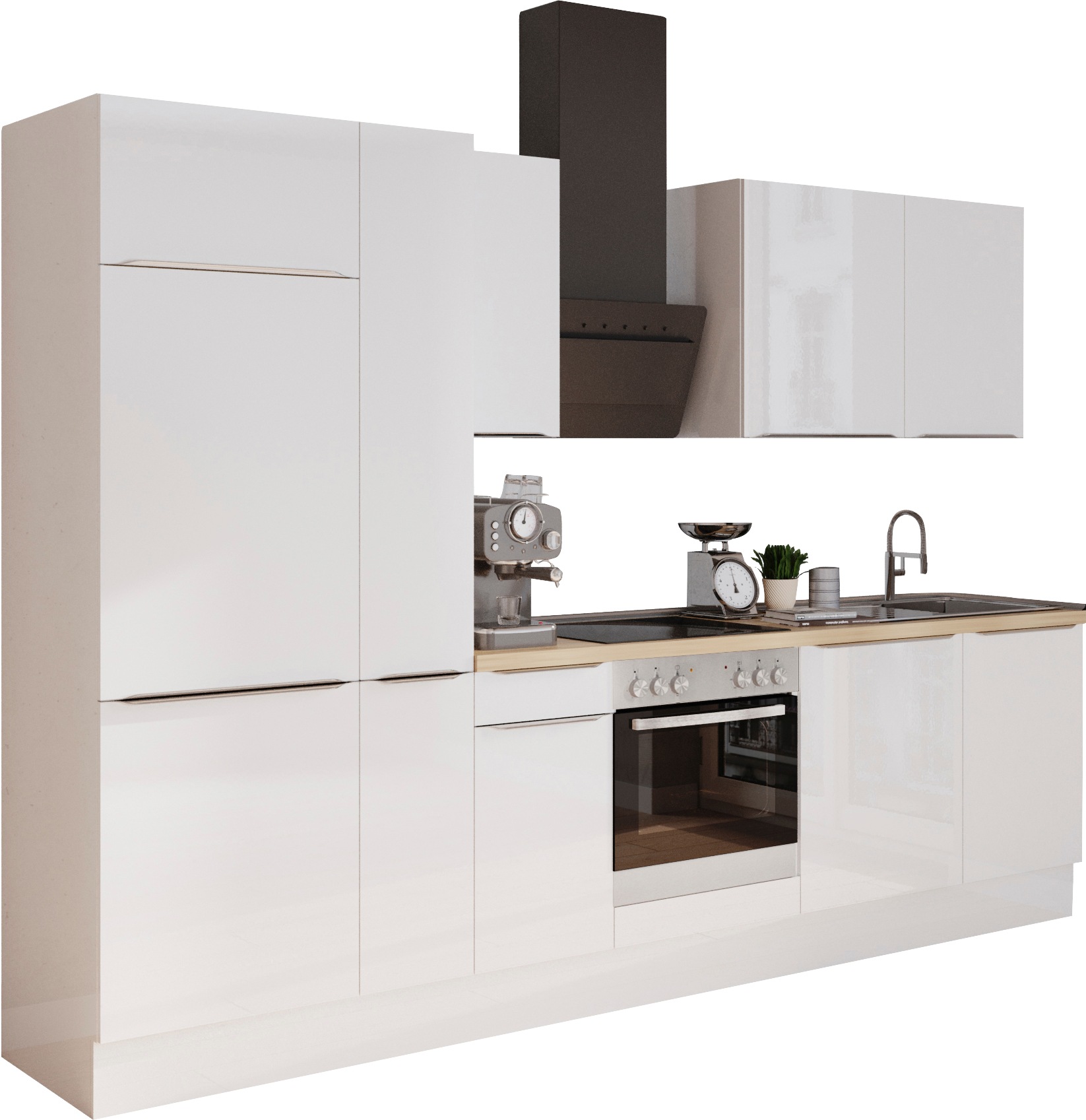OPTIFIT Küchenzeile »Aken«, ohne E-Geräte, Breite 300 cm bestellen online  bei OTTO | Apothekerschränke