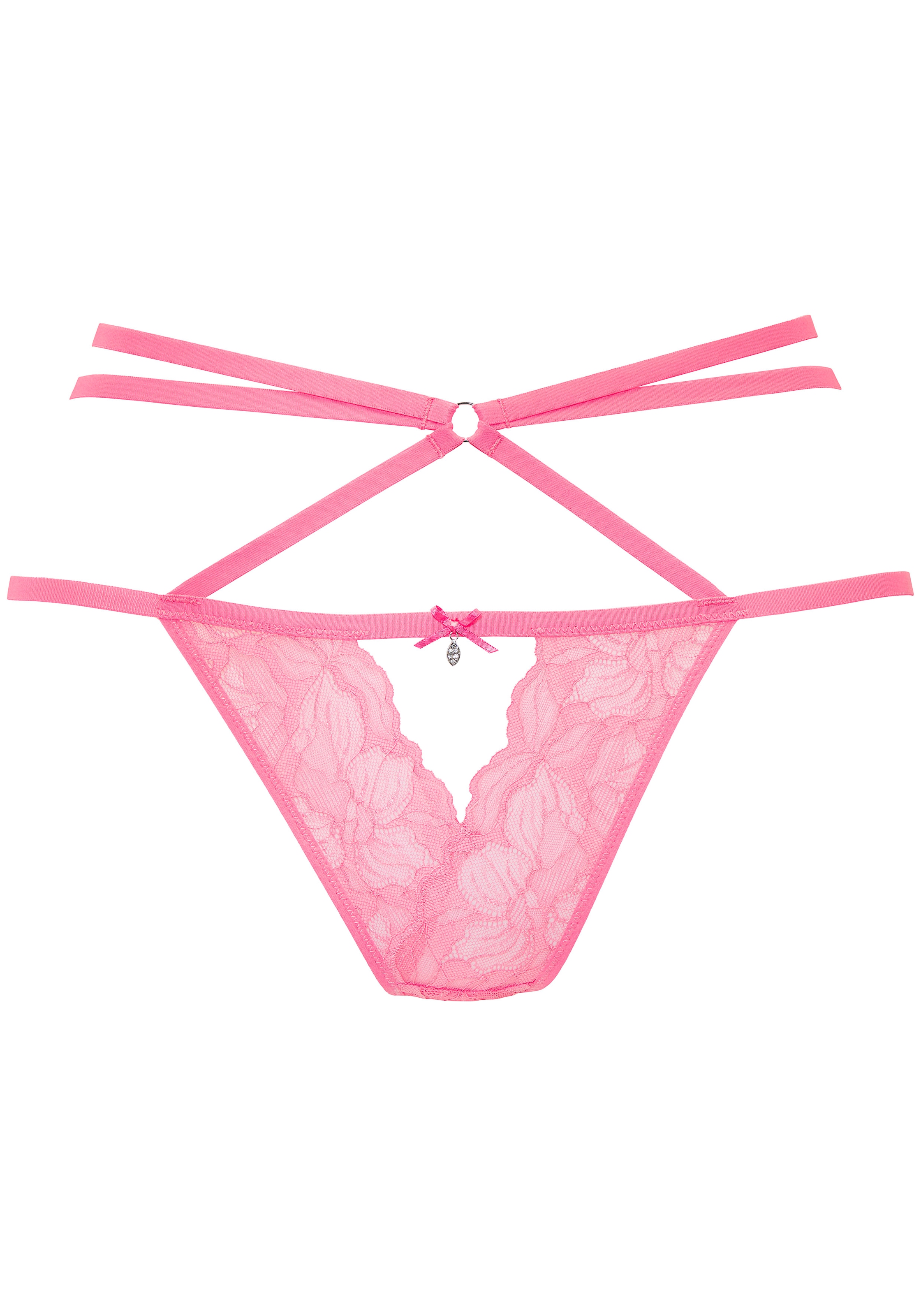 LASCANA String mit extravaganter Bänder-Optik und sexy Cut-Out