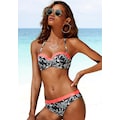 Sunseeker Bügel-Bandeau-Bikini-Top »Mono«, mit kontrastfarbenem Einsatz