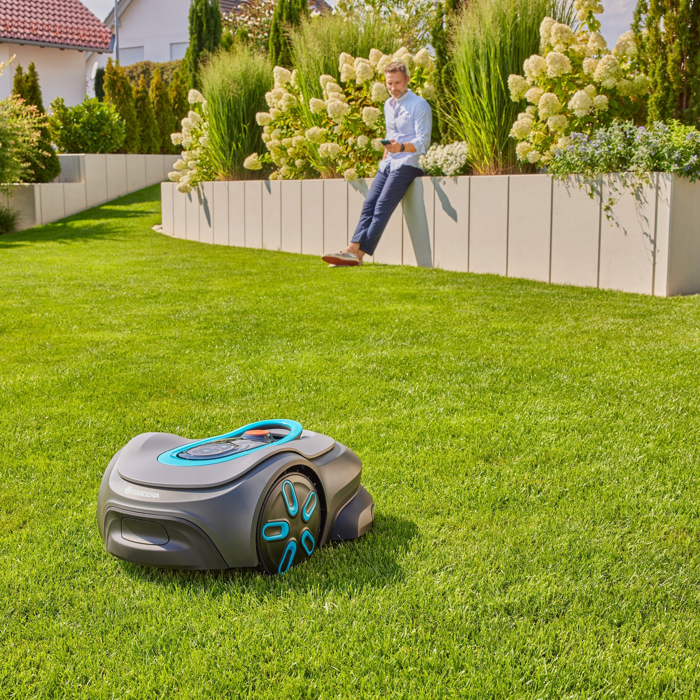 GARDENA Rasenmähroboter »smart SILENO max«, inkl. 150 m Begrenzungskabel