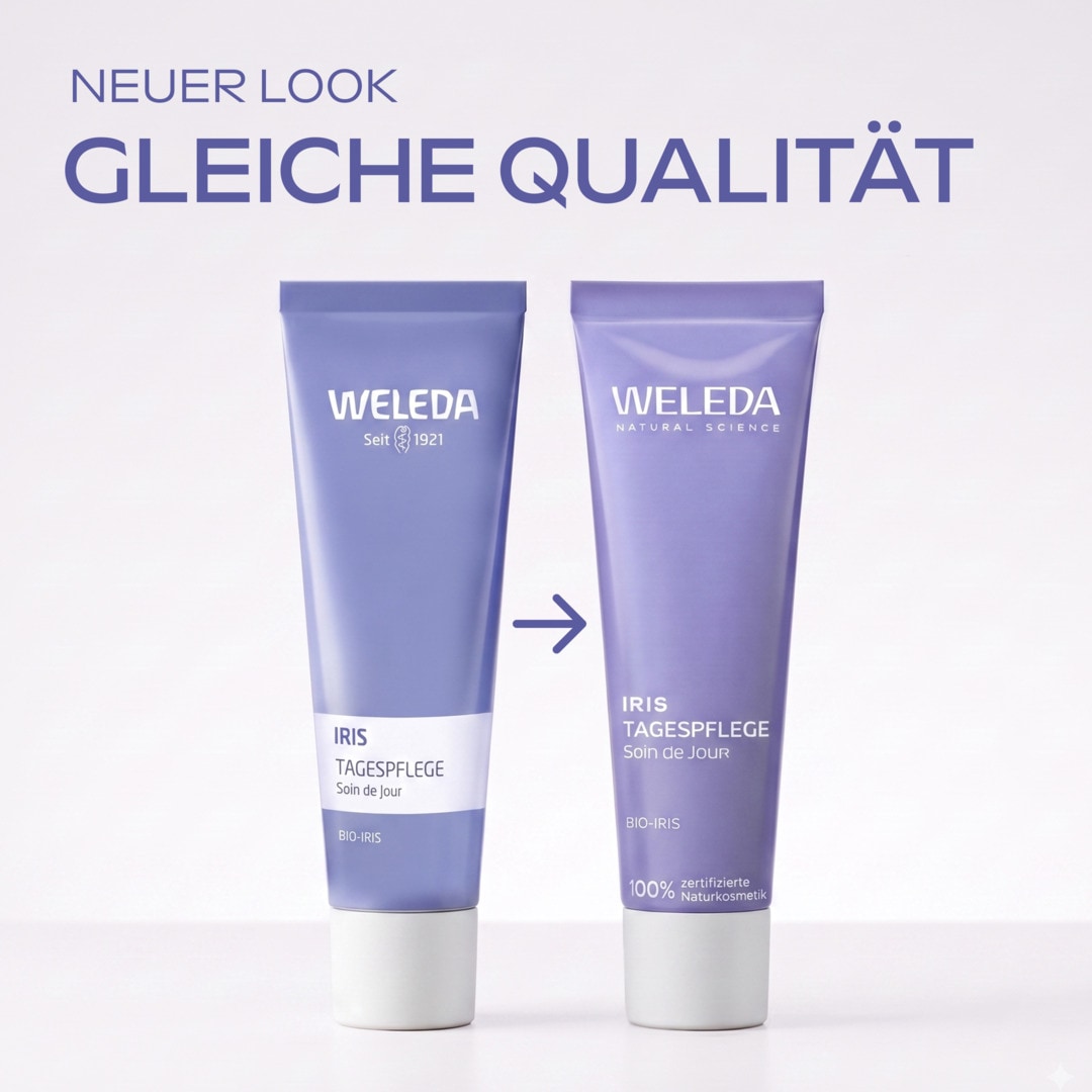 WELEDA Tagescreme »IRIS TAGESPFLEGE« reguliert die Feuchtigkeitsbalance von normaler bis trockener Haut