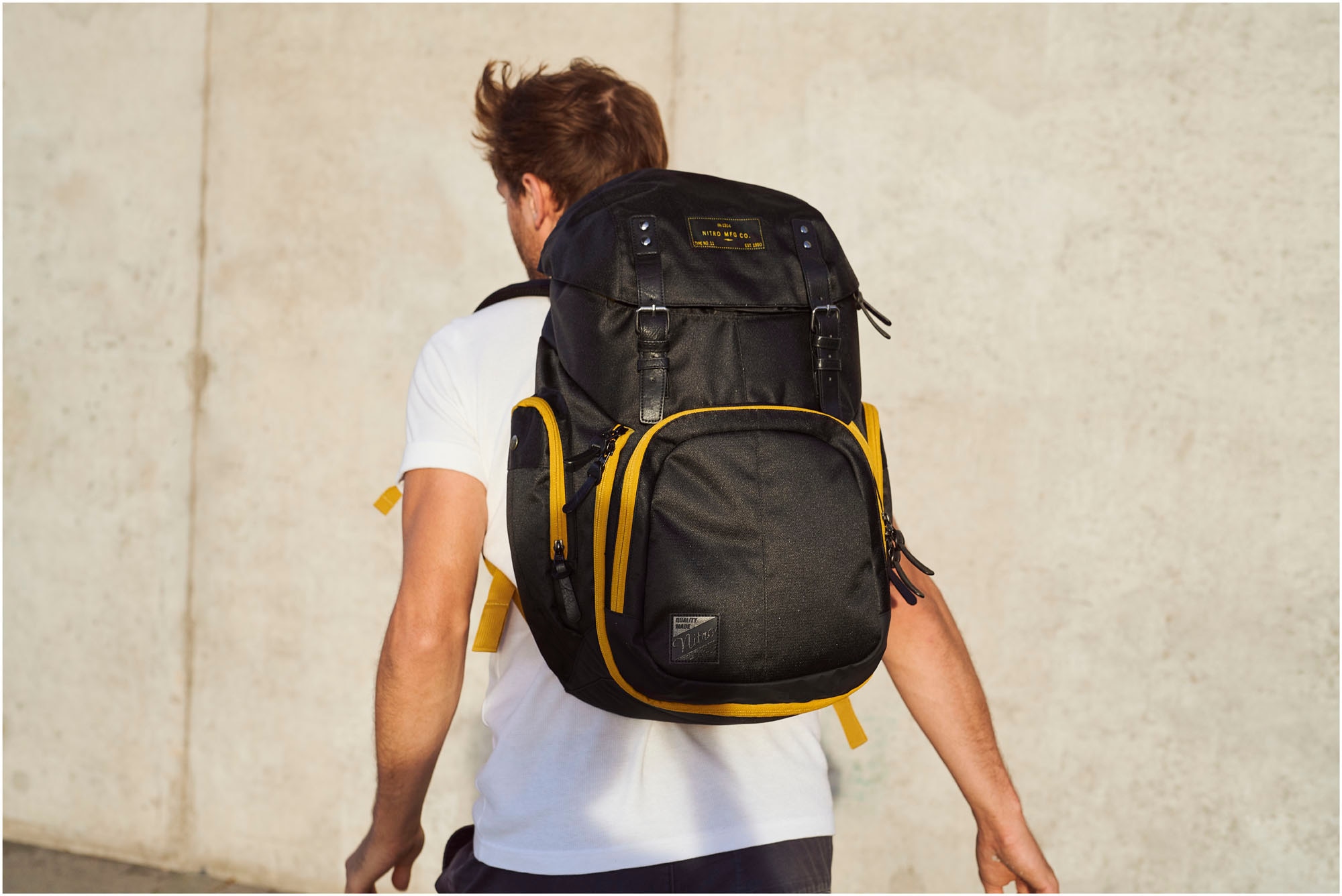 NITRO Laptoprucksack »Weekender«, Reiserucksack mit Laptopfach, Schulrucksack, Wanderrucksack