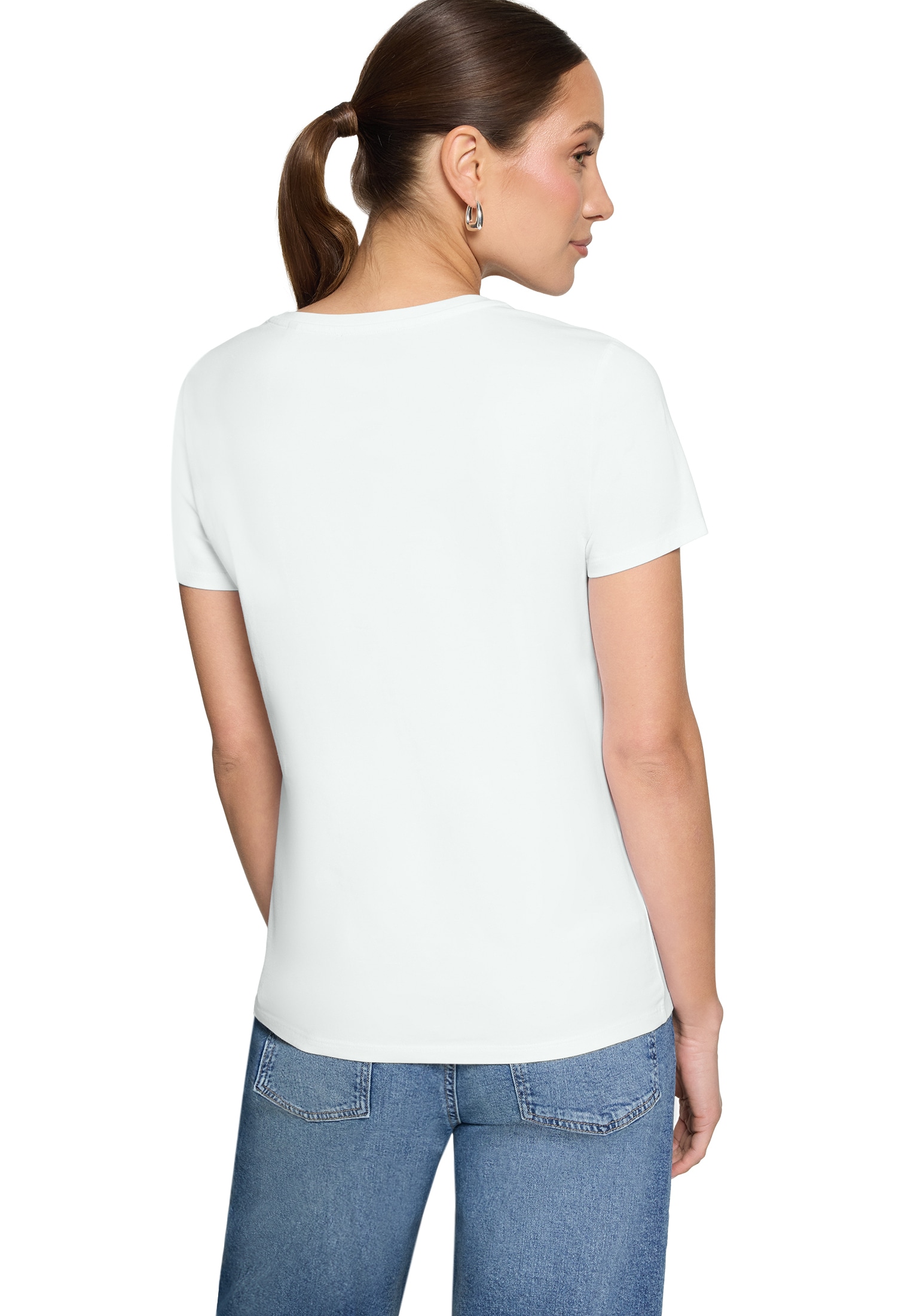 Zero Print-Shirt »Printshirt mit Aufdruck«