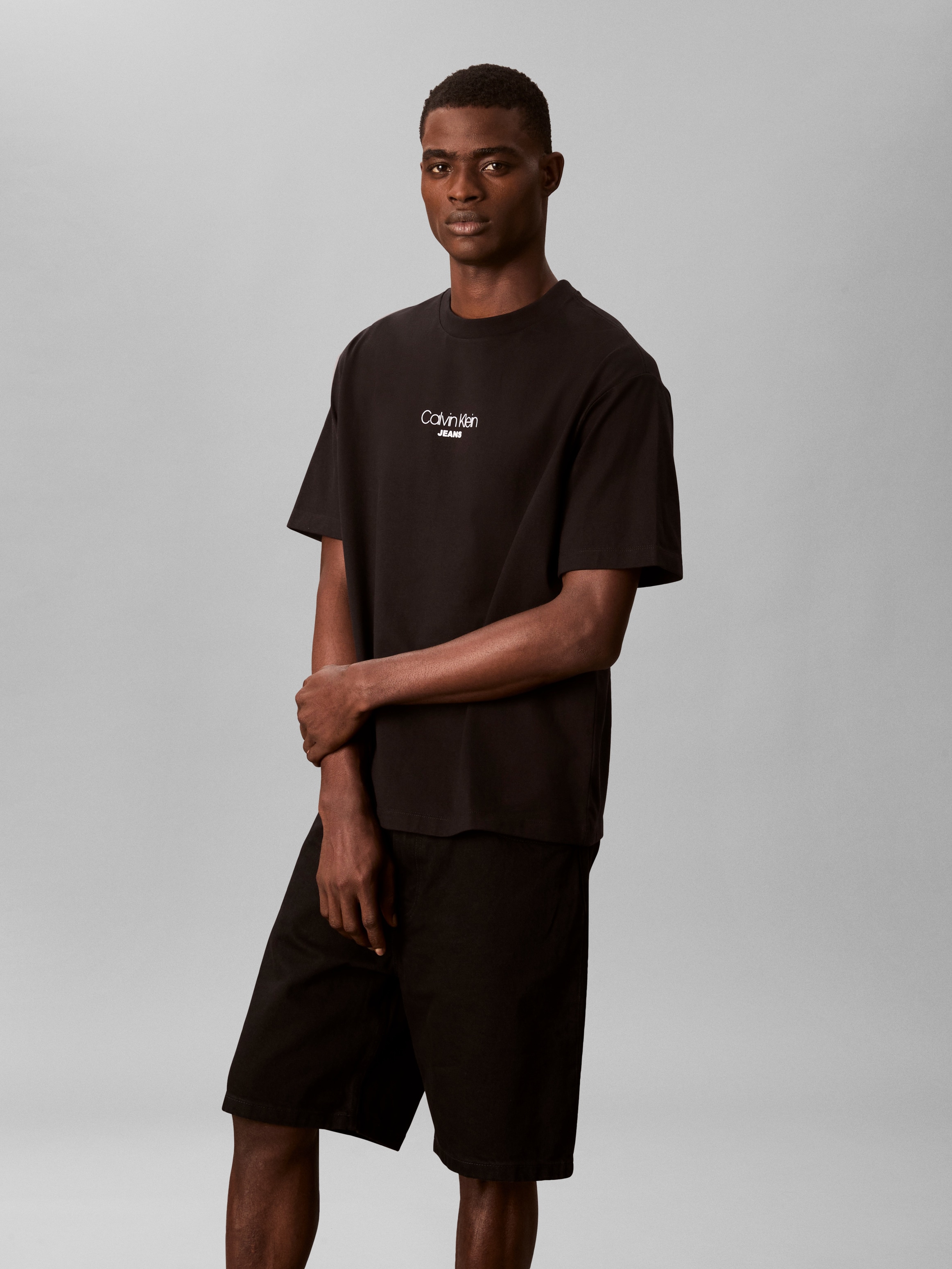 Calvin Klein Jeans T-Shirt Relaxed Fit, Rundhalsausschnitt, Logoprint