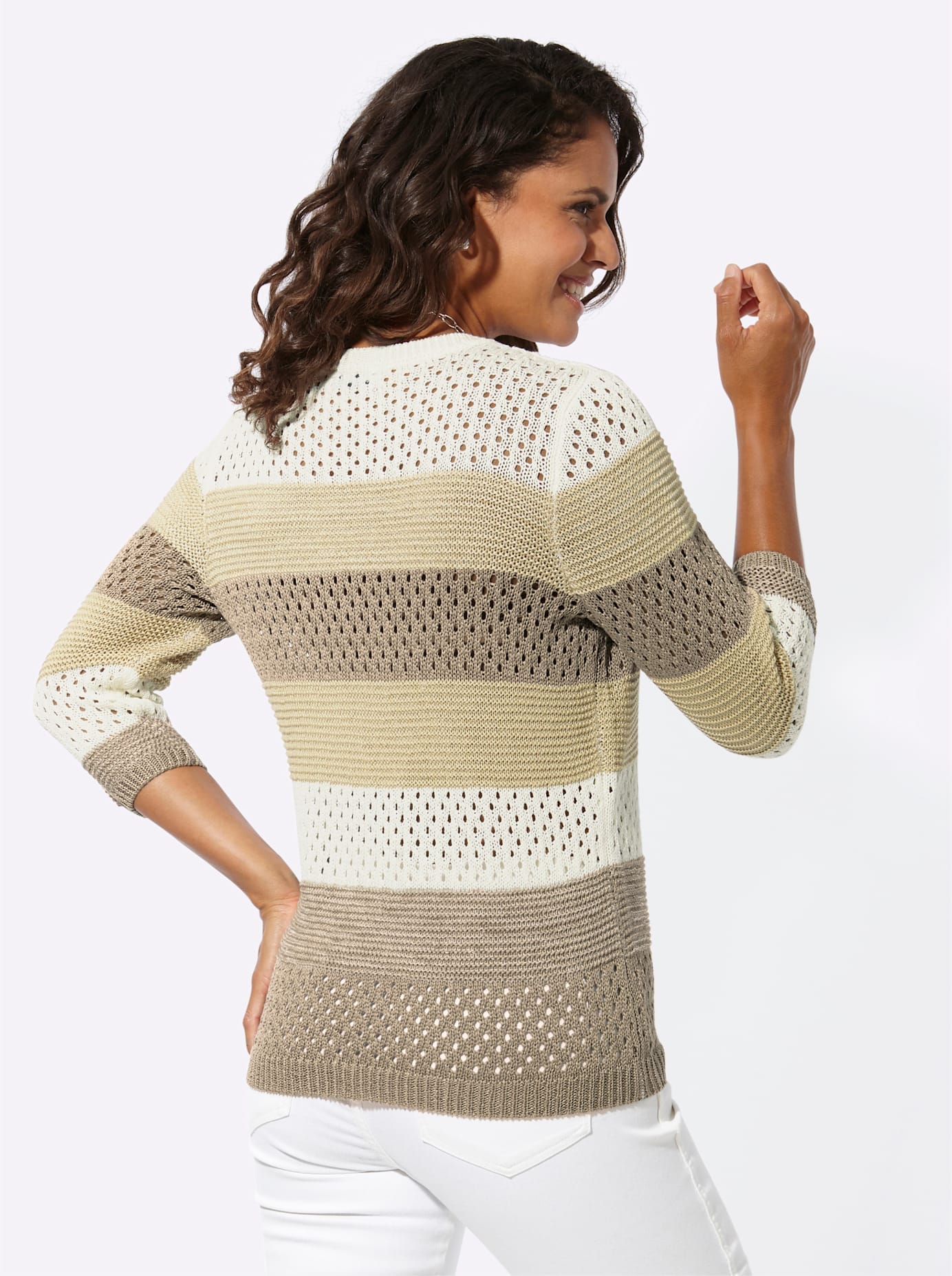 Casual Looks 3/4 Arm-Pullover »Pullover«