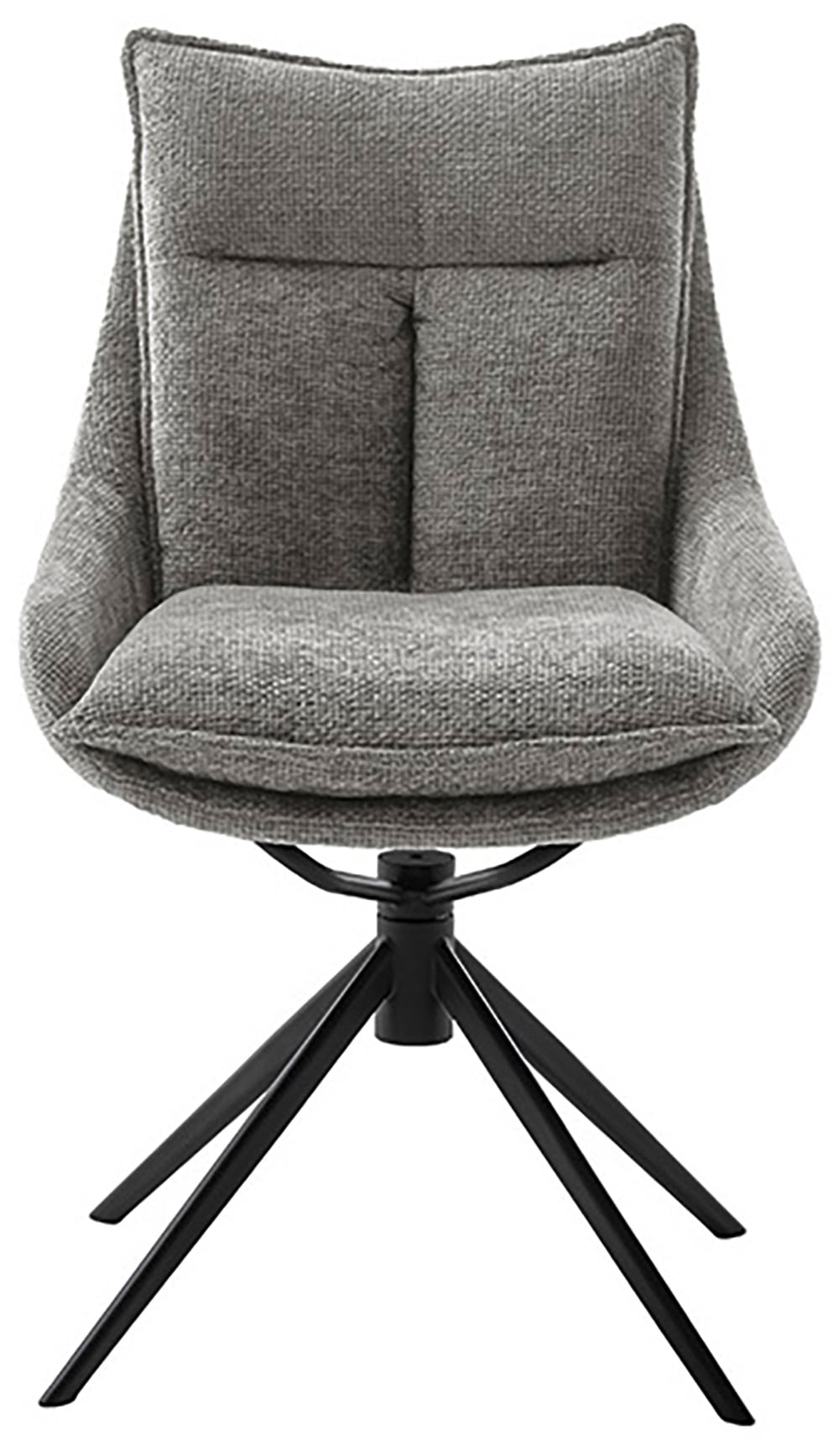 MCA furniture Esszimmerstuhl »PARKER«, Strukturstoff, (2er-Set), drehbar 360°, Dreh- & Schwingfunktion, Belastbarkeit 120 kg