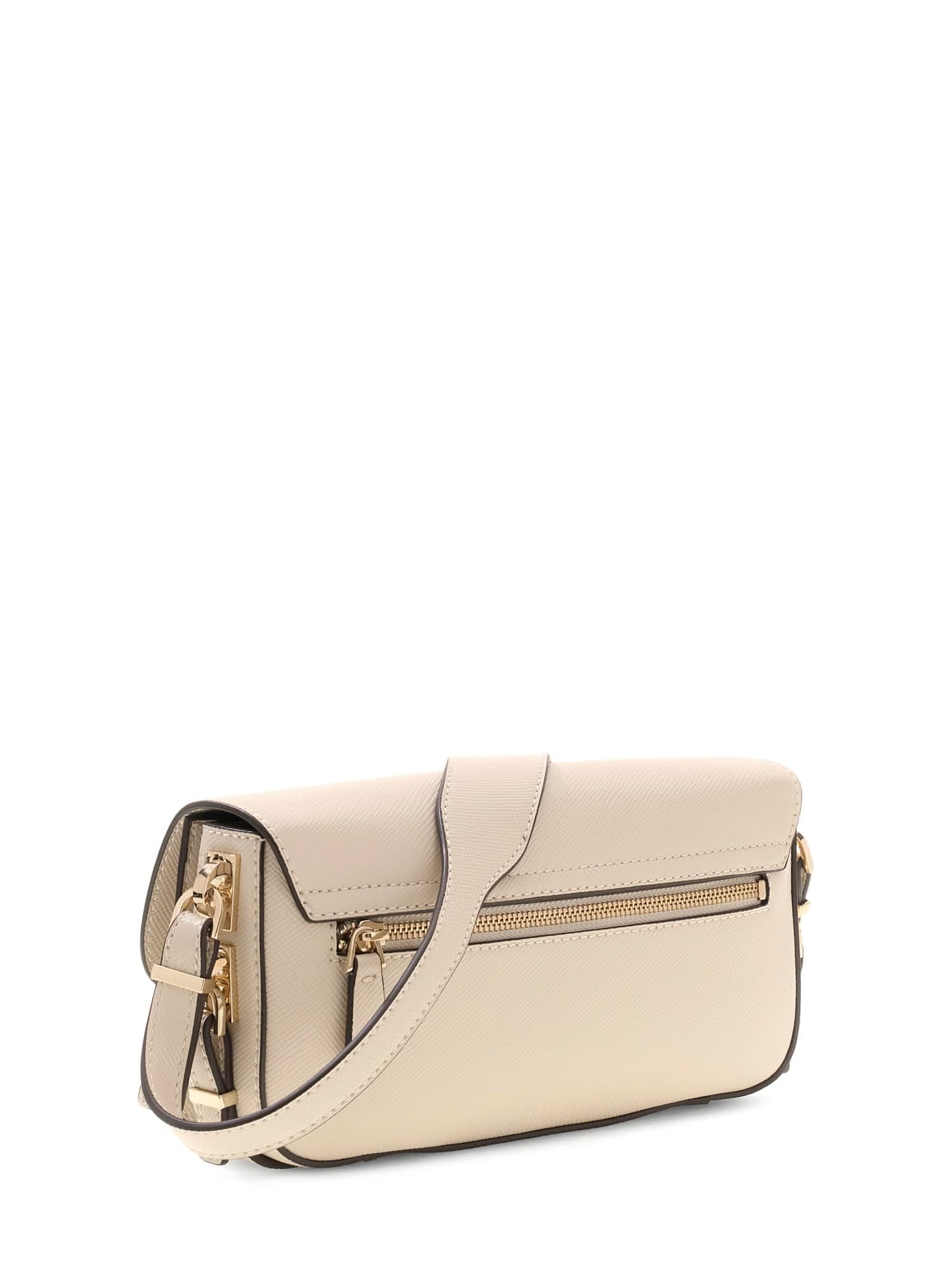 Guess Schultertasche »DANIELLE FLAP SHOULDER BAG« Damen Henkeltasche, Handtasche mit Überschlag