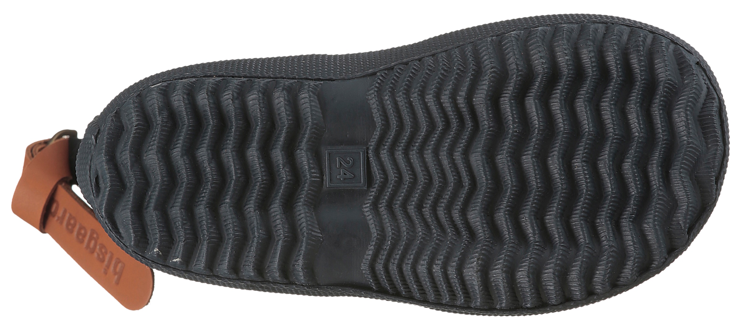 Bisgaard Gummistiefel »basic rubber«, Boots mit Wechselfußbett, Größenschablone zum Download