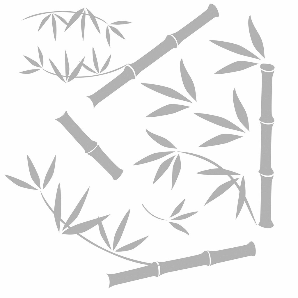 Komar Fensterbild »Bambus«