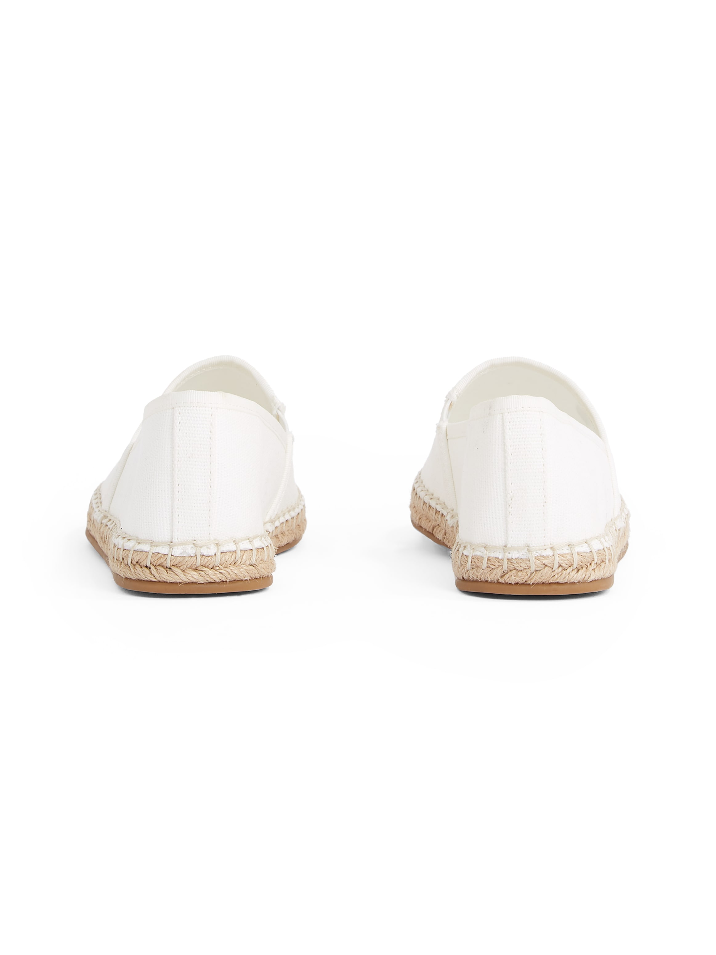 Tommy Hilfiger Espadrille »FLAG CANVAS ESPADRILLE«, Slipper, Flats, Bequemschuh mit Bastbezug und Ziernähten