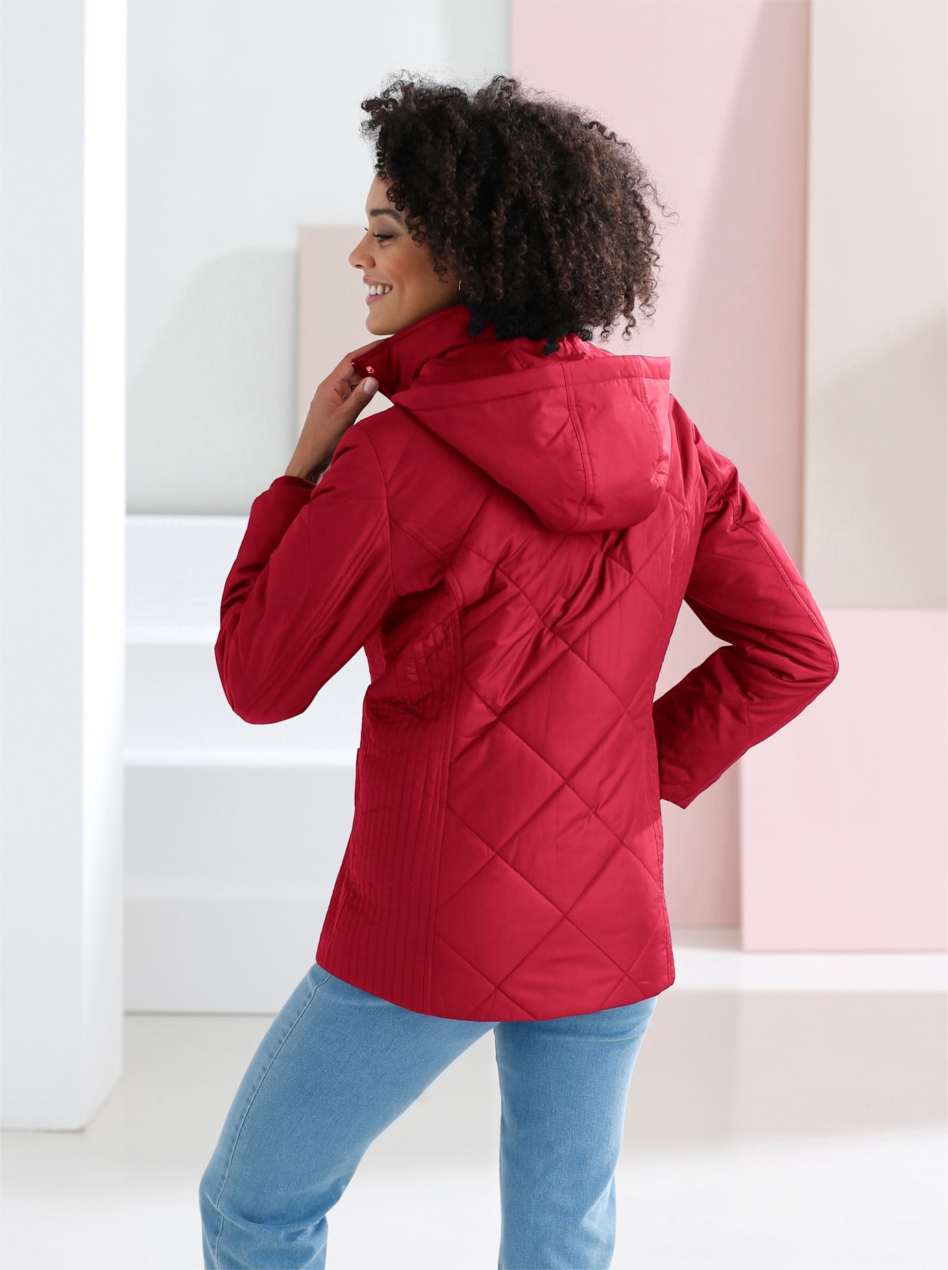 Classic Basics Langjacke, mit Kapuze