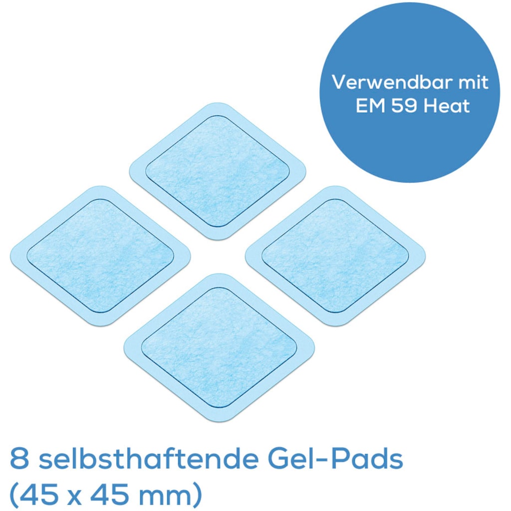 BEURER Elektrodenpads »EM 59 Heat Gel-Pads«, (Set, 8 St.)