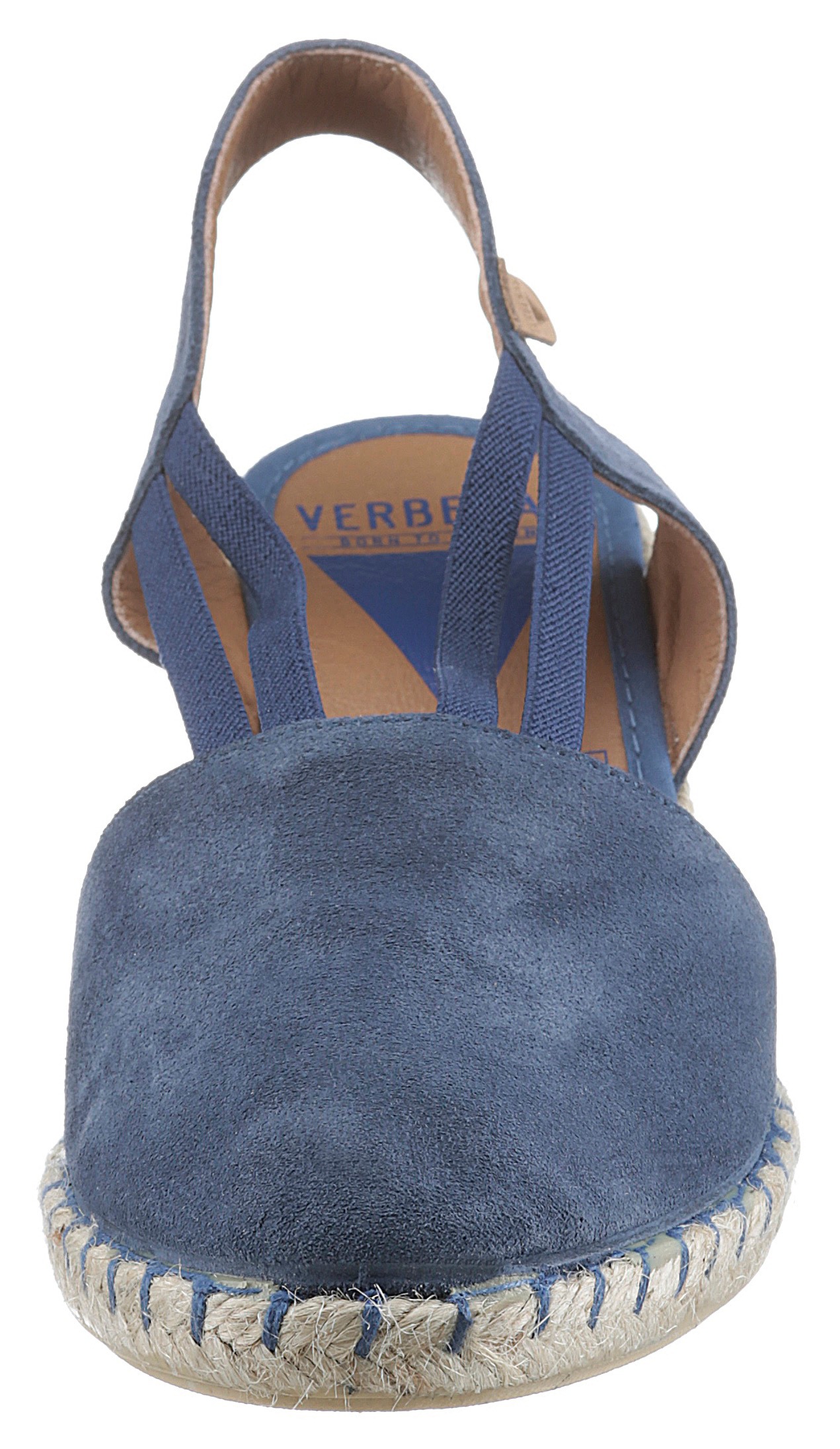 VERBENAS Sandalette »Maika Serraje«, Sommerschuh, Sandale, Keilabsatz, mit Jutebesatz