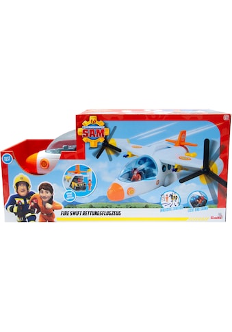 Spielzeug-Flugzeug »Feuerwehrmann Sam Fire Swift Rettungsflugzeug«, mit Licht- und...