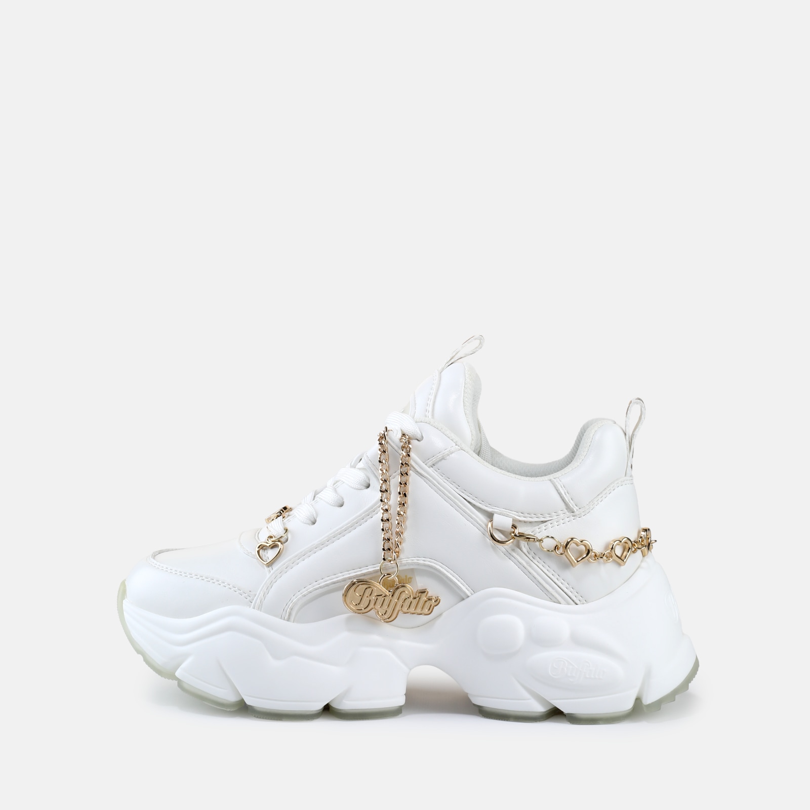 Buffalo Plateausneaker »BINARY HC«  Chunky-Sneaker mit Zierkette und Herz-Anhänger