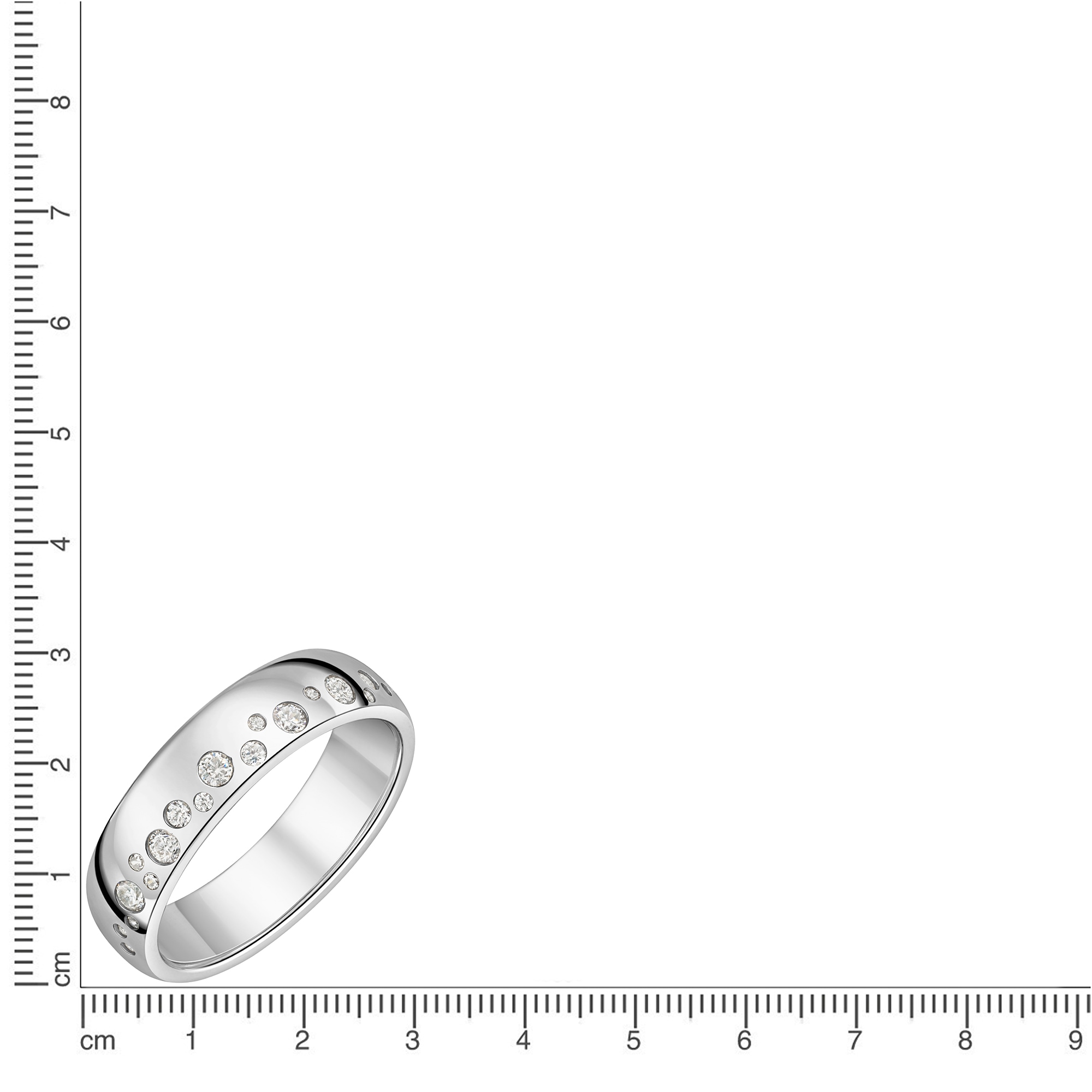 Firetti Fingerring »Schmuck Geschenk Silber 925 Damenring Ring Sternenhimmel« mit Zirkonia (synth.)