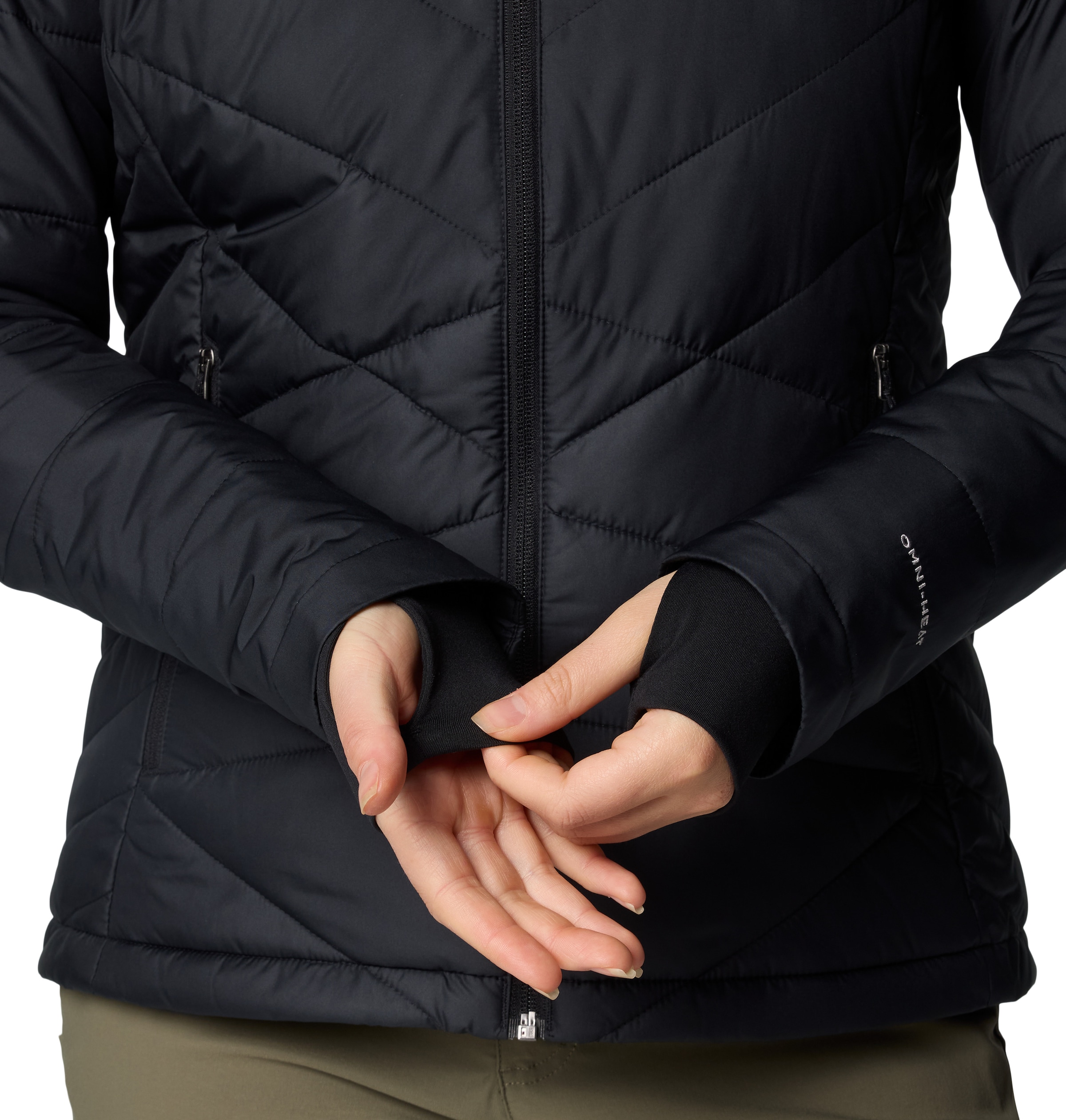 Columbia Steppjacke »HEAVENLY HOODED JACKET«, (1 St.), mit Kapuze