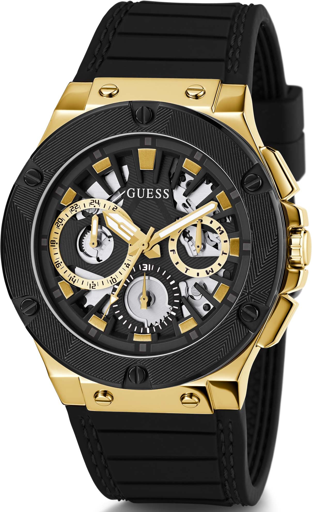 Guess Multifunktionsuhr »GW0487G5«, Armbanduhr, Quarzuhr, Herrenuhr