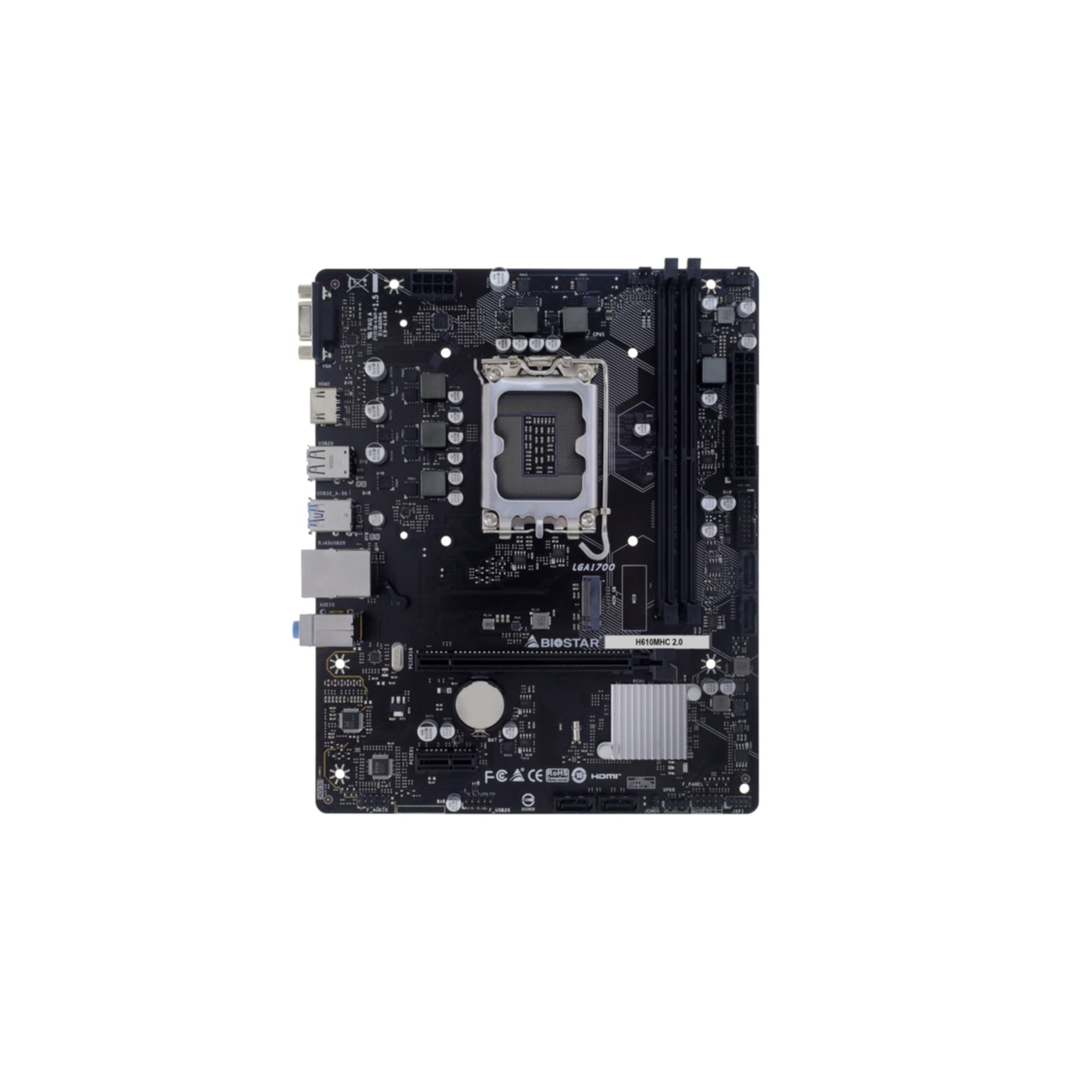 Biostar Mainboard »H610MHC 2.0«