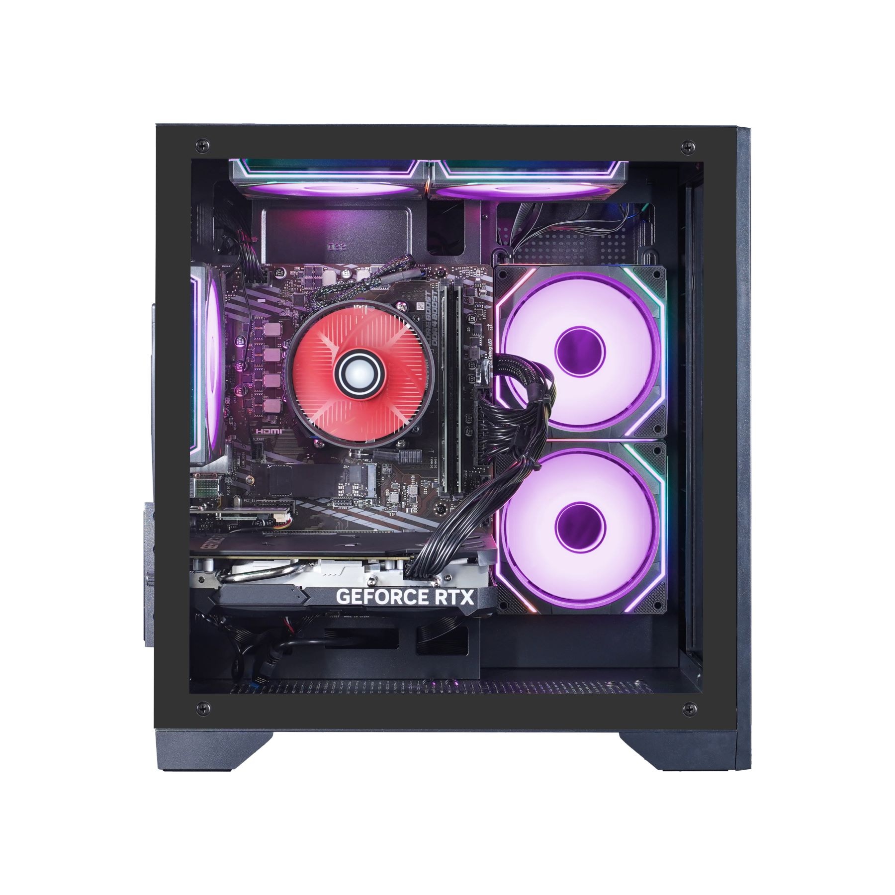 GAMEMAX Gaming-PC-Komplettsystem »MegaDeal Infinity Mini BK 2700 Ryzen 7 5700X RTX 5060Ti 16GB 1TB SSD« 32 ″ AMD Ryzen 7 GeForce RTX™ 5060 Ti 16 GB RAM 1.000 GB SSD