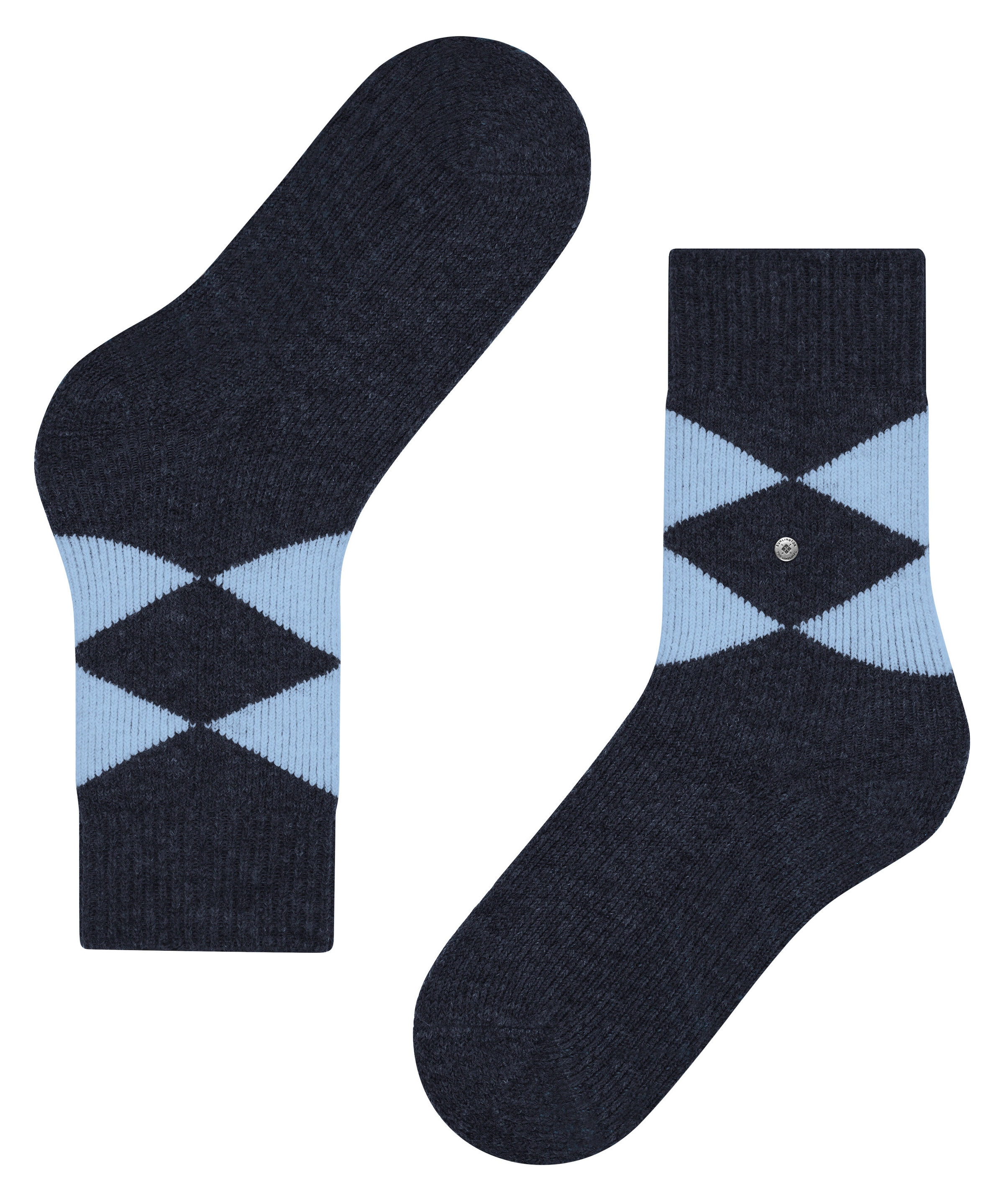 Burlington Haussocken »Cosy Argyle« Einheitsgröße 36-41, Argyle-Muster, wärmend, Vollplüsch innen