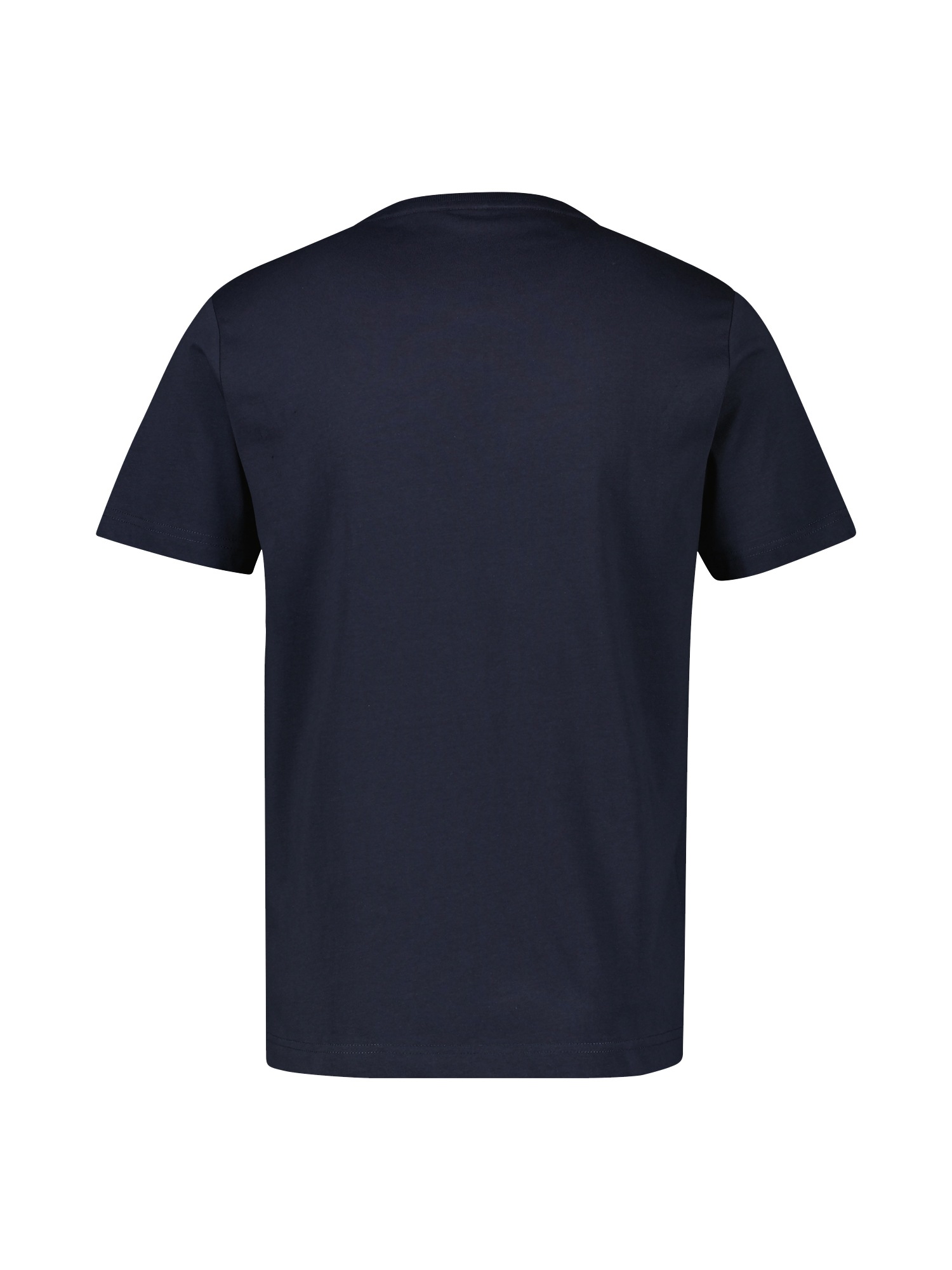 LERROS T-Shirt »LERROS Unifarbenes T-Shirt für Herren mit Brustprint«